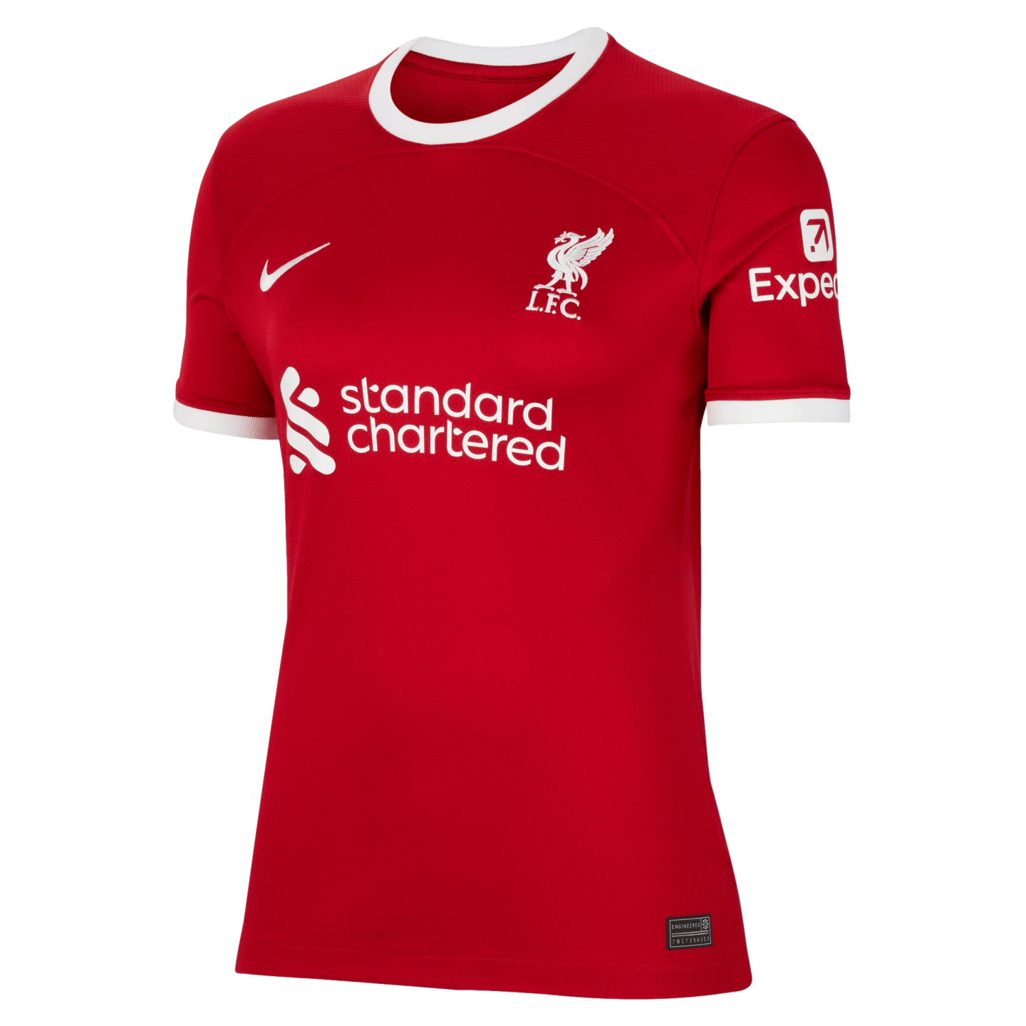 Camiseta de futbol local Nike Liverpool 23 24 para mujer DX2733 688 roja