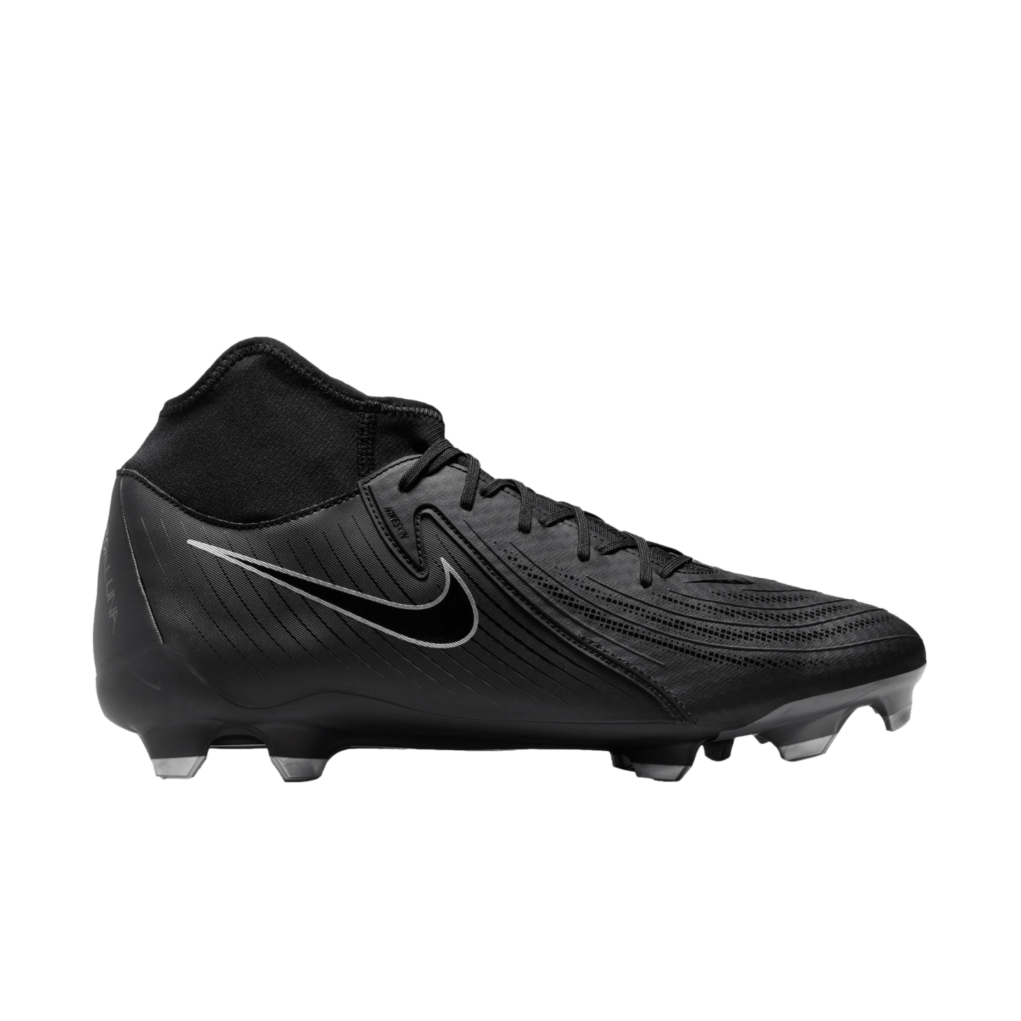 Nike Phantom Luna 2 Academy Botas de futbol para terreno firme color negro talla alta FD6725 001 Stefans Soccer