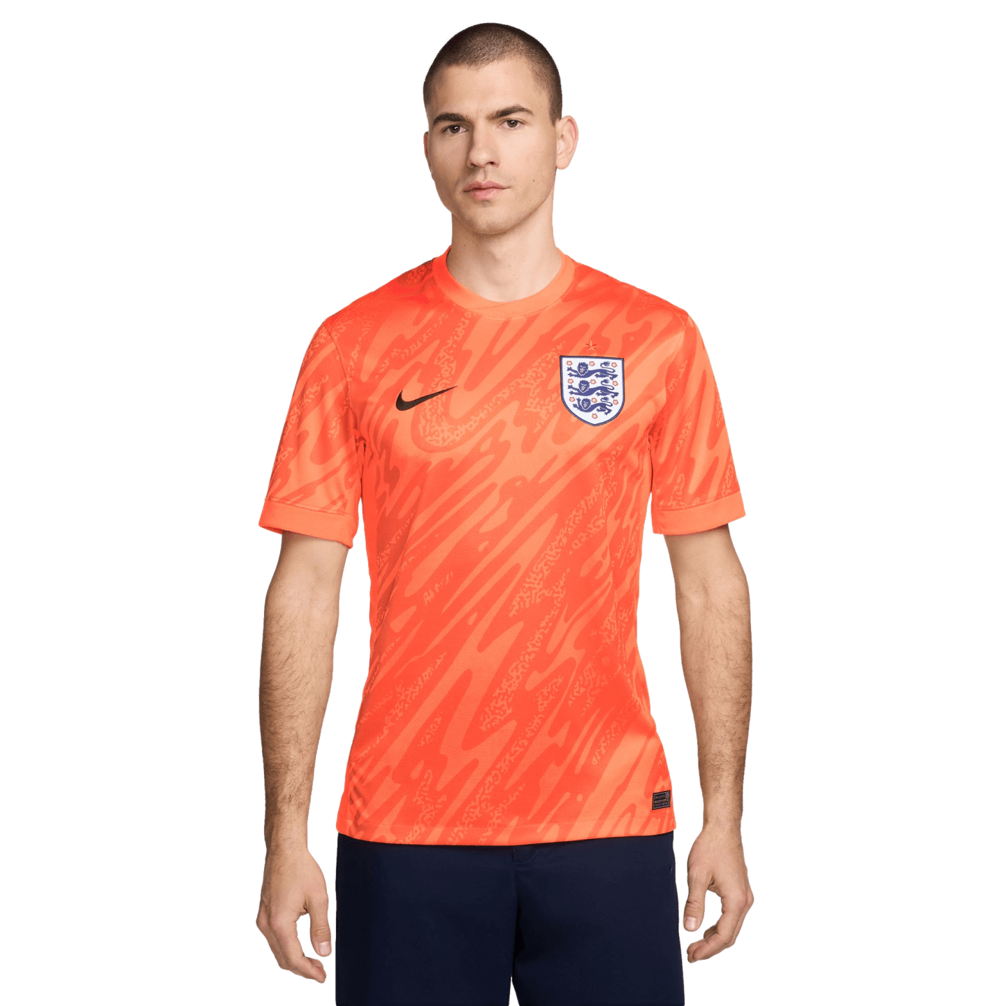 Nike England 2024 Goalkeeper Jersey Soccer FJ4286-803 Orange Nike England 2024 Goalkeeper Jersey Soccer FJ4286-803 Orange