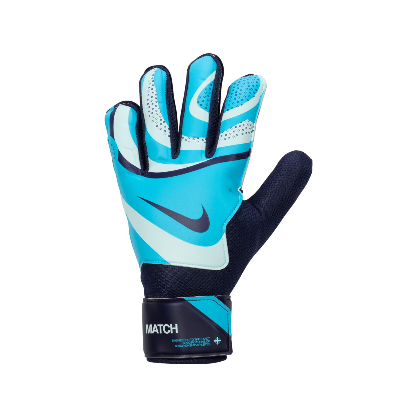 Nike Match Goalkeeper Gloves Soccer FJ4862 420 Blue Stefans Soccer