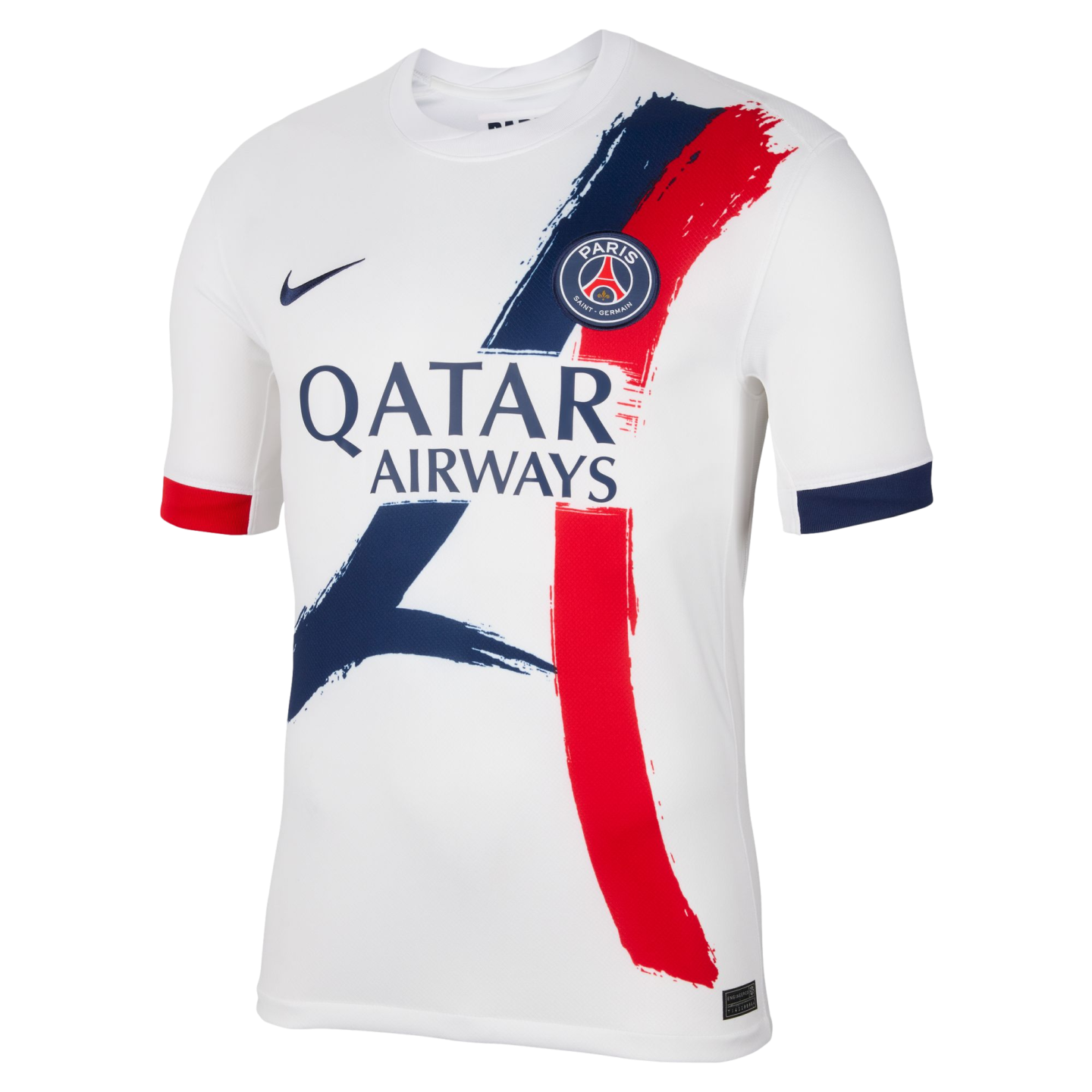 Camiseta de fútbol Nike Paris Saint-Germain 24/25 de visitante FN8781-101  blanca