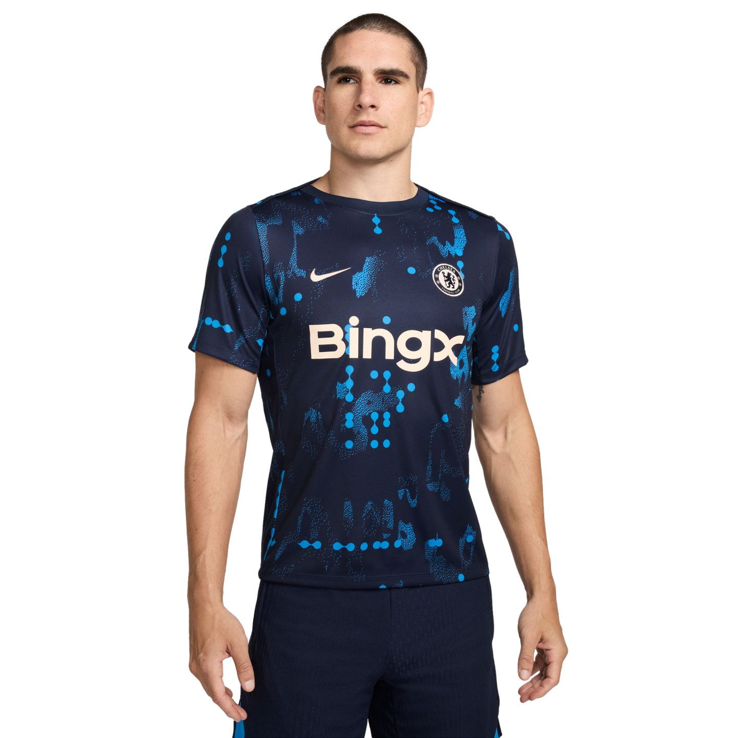 Nike Chelsea Academy Pro Pre-Match Jersey Soccer FN9646-452 Navy Nike Chelsea Academy Pro Pre-Match Jersey Soccer FN9646-452 Navy