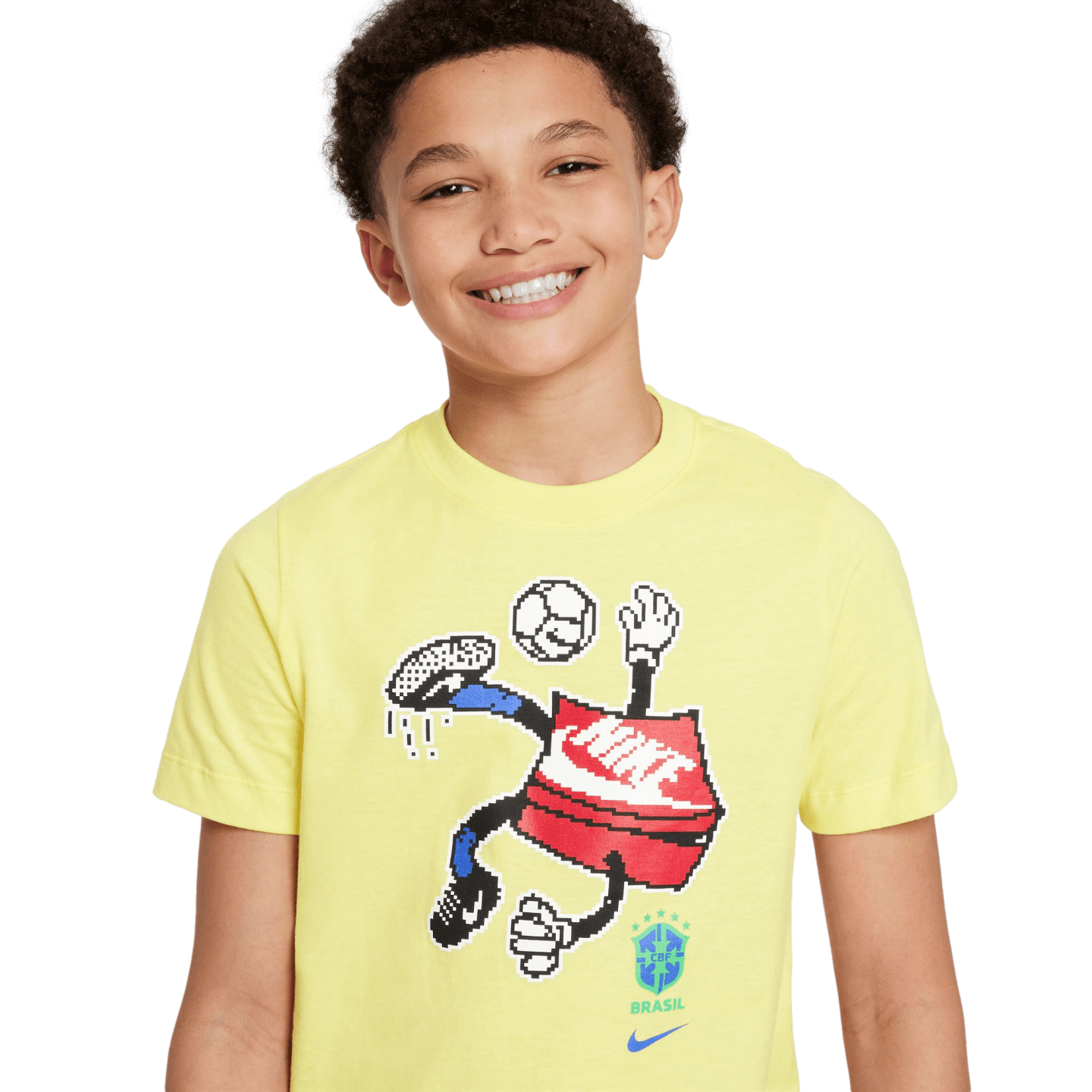 Nike Brazil Shoebox Character Youth Tee FZ0192-740