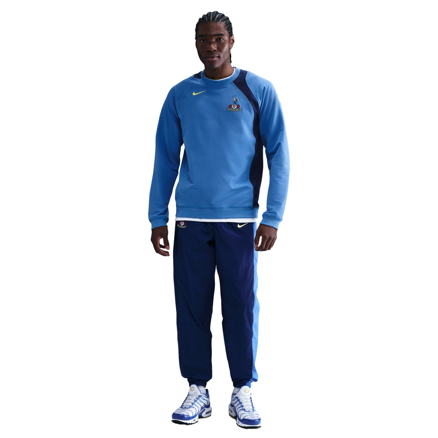 Nike Tottenham T90 Crew Sweatshirt Soccer HQ9783-428 Blue