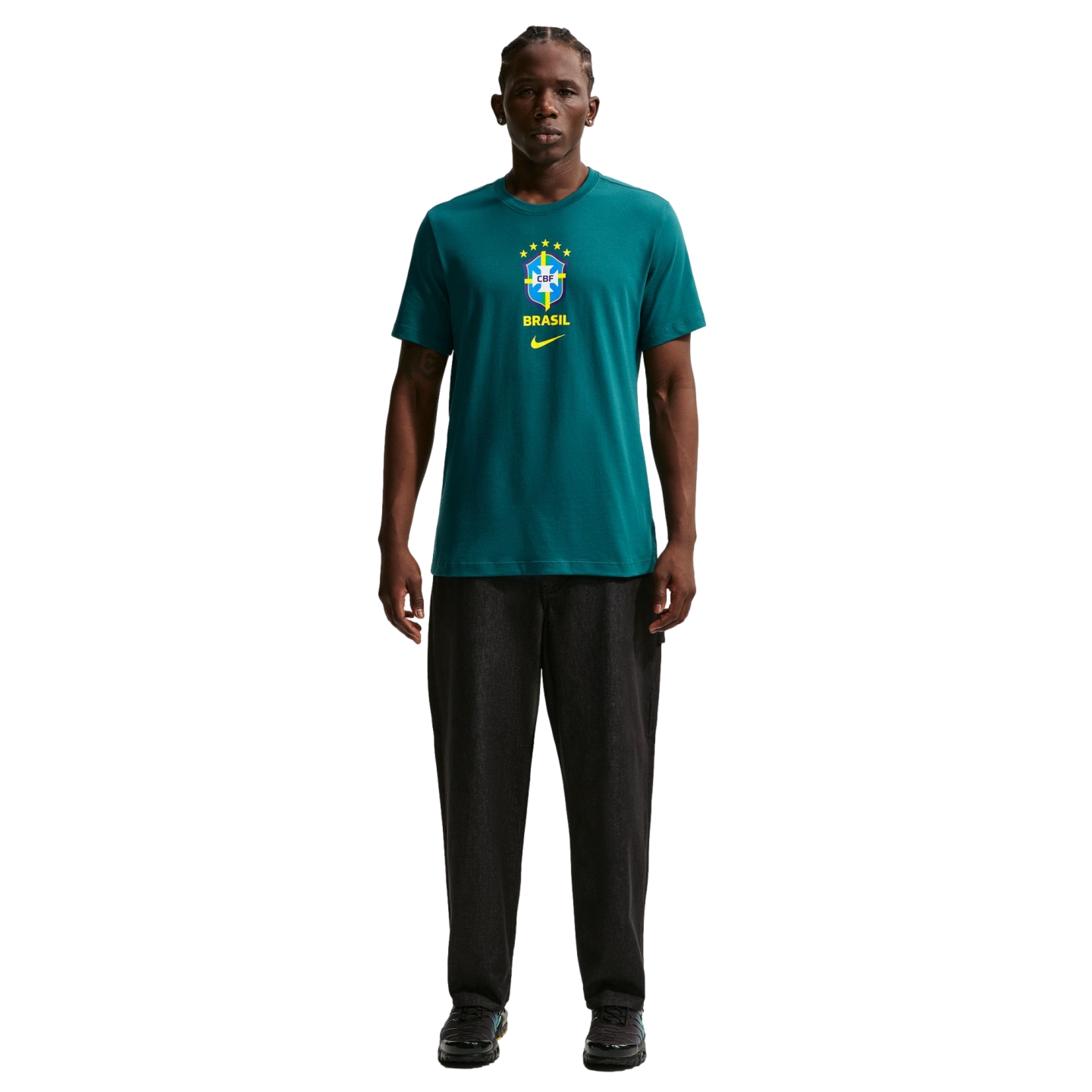 Brazil Tee Soccer IH2174-381 Green – Stefans Soccer
