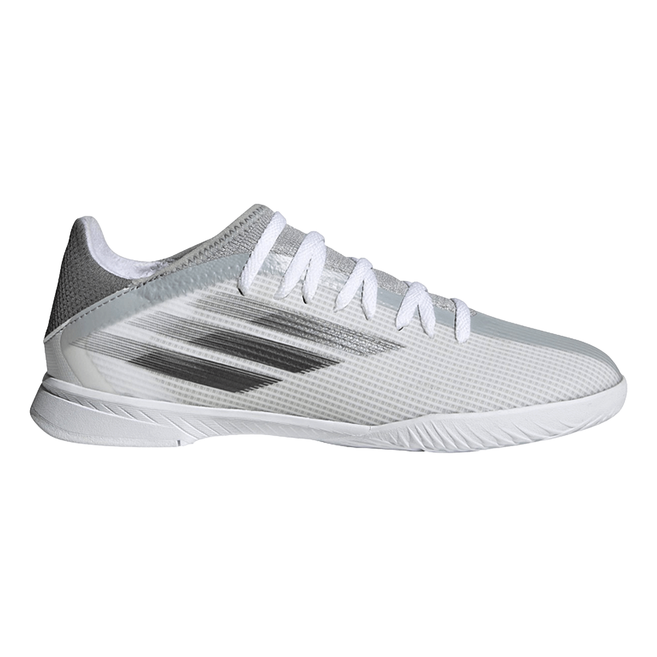 Zapatillas de futbol sala para jovenes Adidas X Speedflow.3 Gris Blanco Stefans Soccer