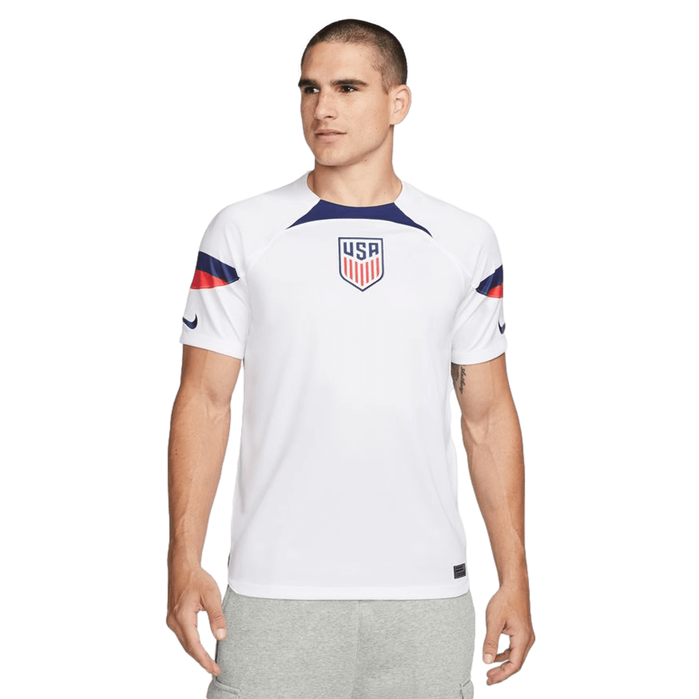Nike Men's USA 2022 Soccer World Cup Home Jersey - White – Stefans Nike Men's USA 2022 Soccer World Cup Home Jersey - White – Stefans