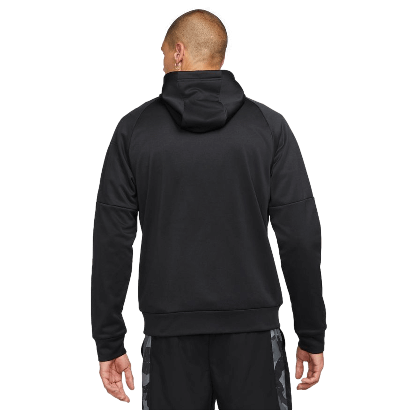 Nike Men's Therma-FIT Full Zip Fitness Hoodie - Black