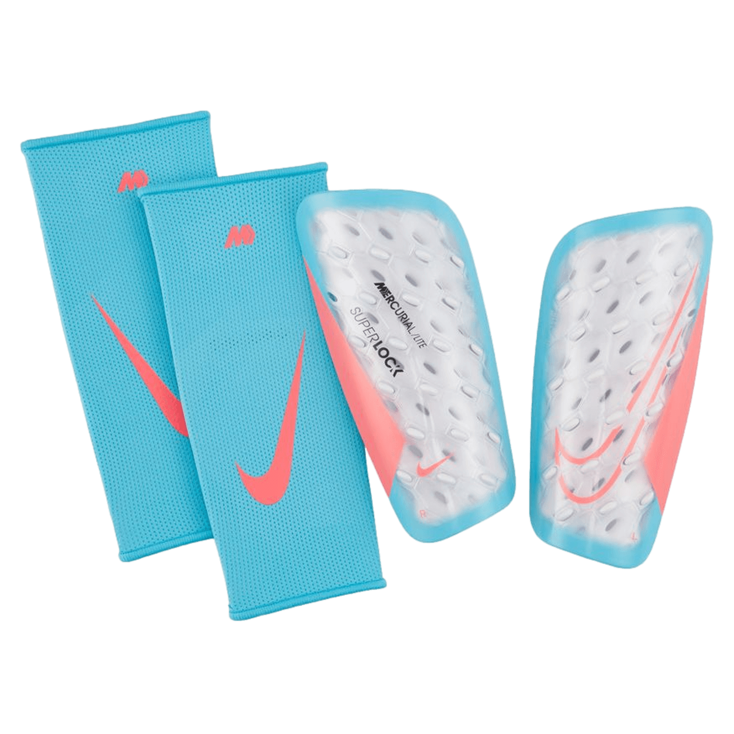 nike mercurial lite shin guards white