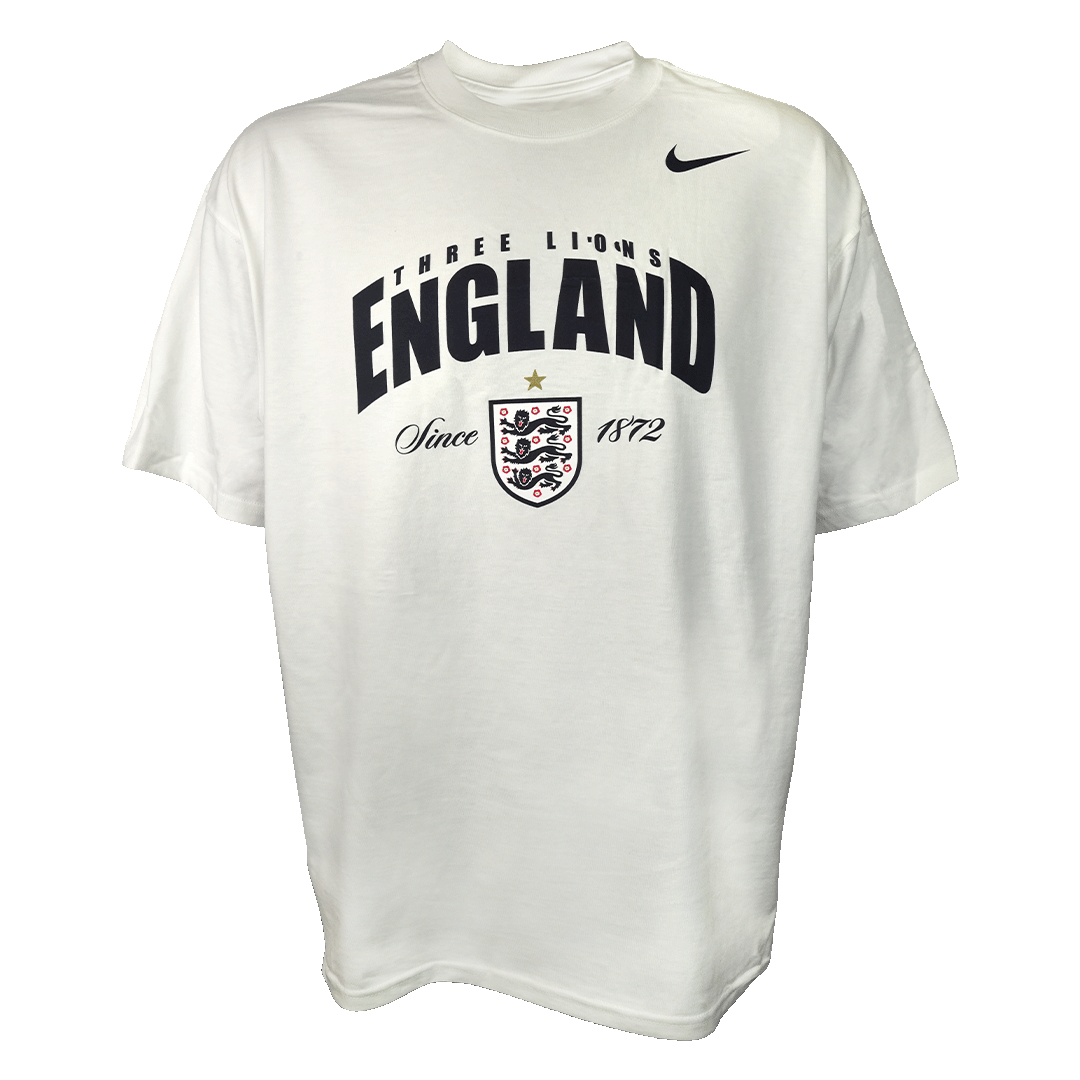 England Max 90 Tee Soccer P036068-EGFF White – Stefans Soccer