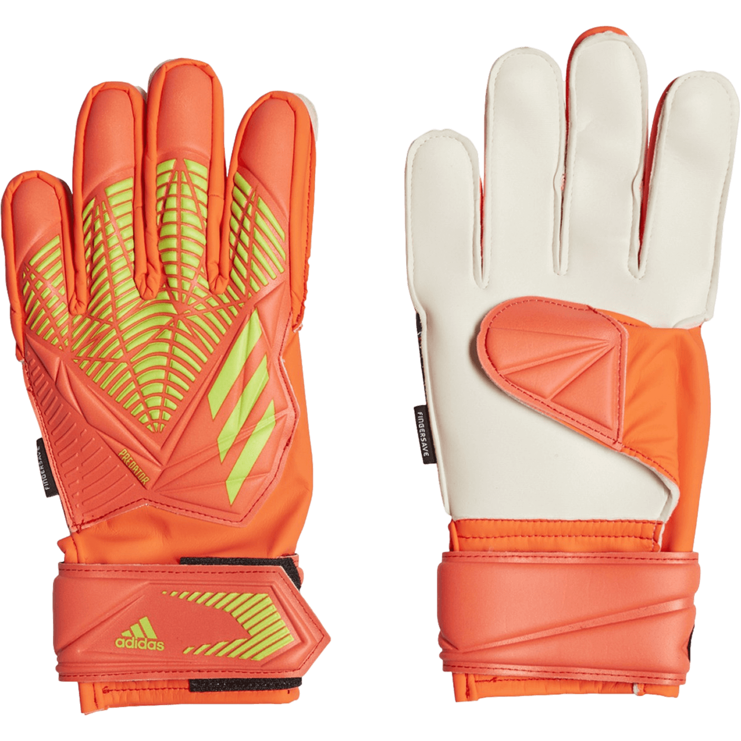 Adidas Predator Match Fingersave Youth Goalkeeper Gloves HC0601