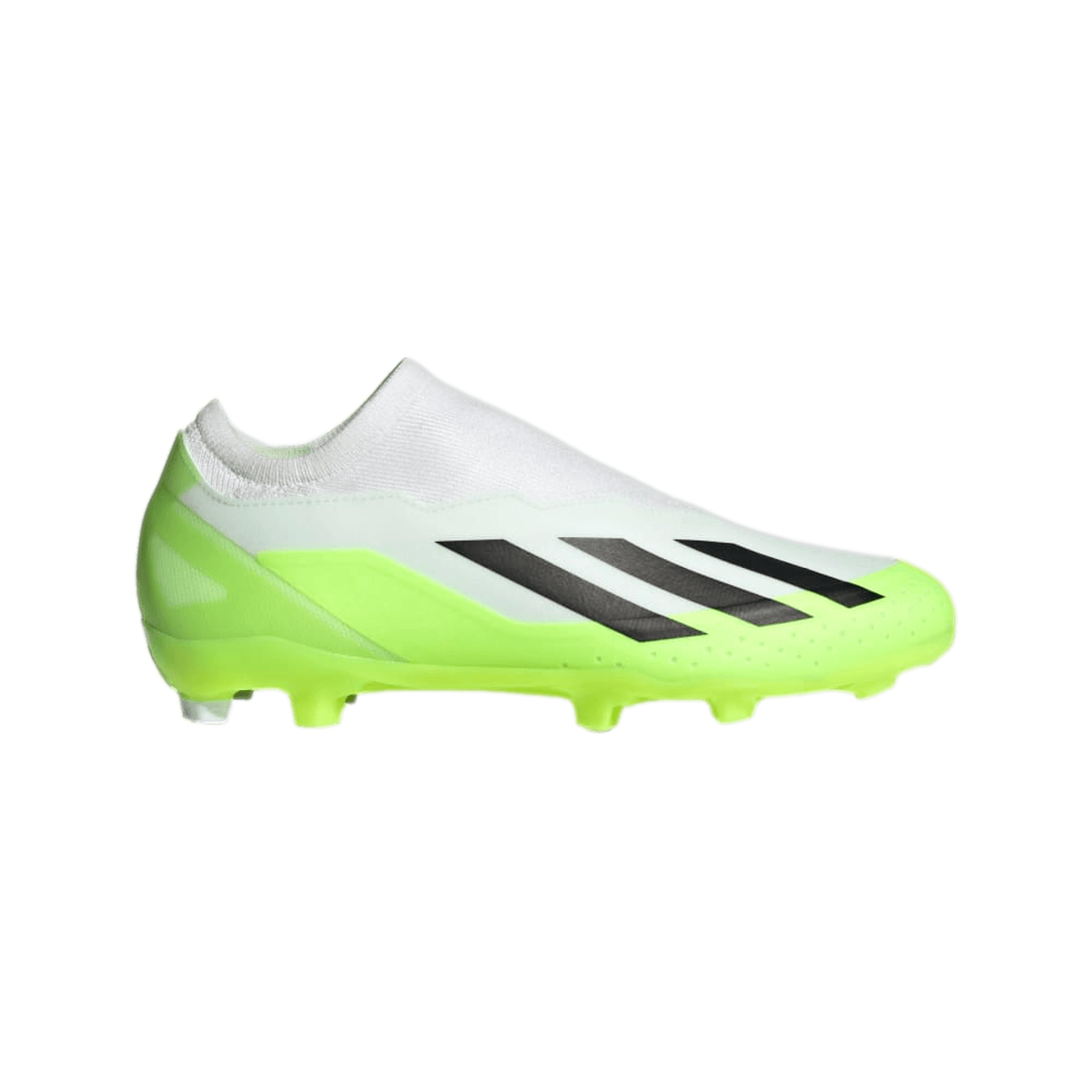 Botas de futbol para terreno firme sin cordones Adidas X Crazyfast.3 HQ4515 color blanco