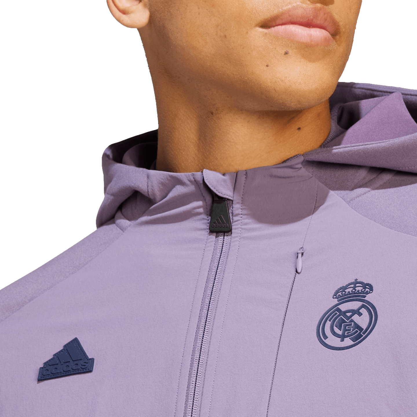 Adidas Real Madrid Designed for Gameday Full Zip Hoodie HY0635