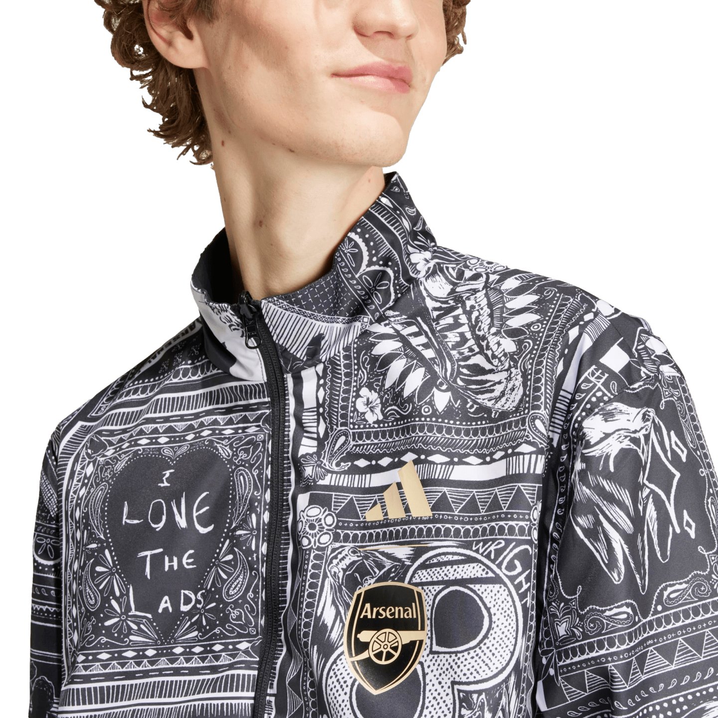 Adidas Arsenal x Ian Wright Anthem Jacket IP1607