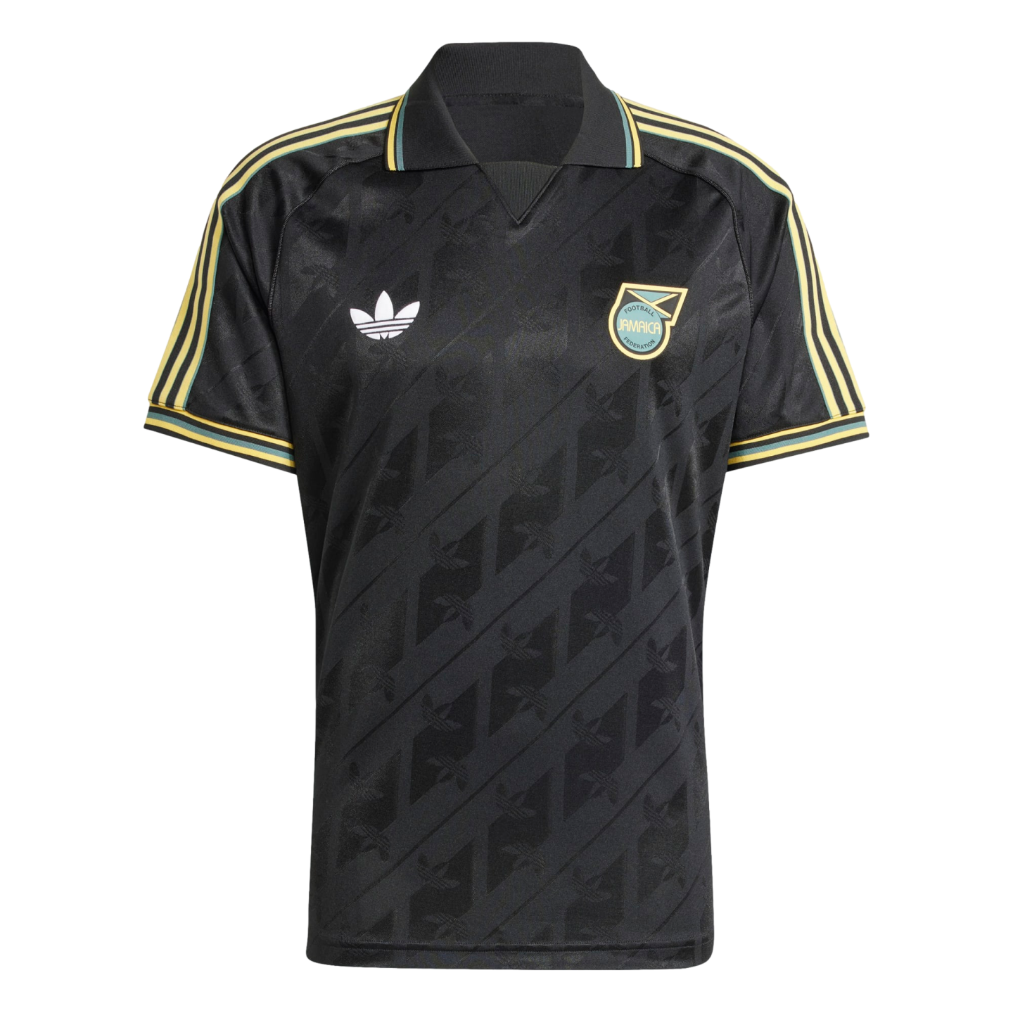 Adidas Jamaica 2024 Long Sleeve Jersey Soccer IT2464 Black