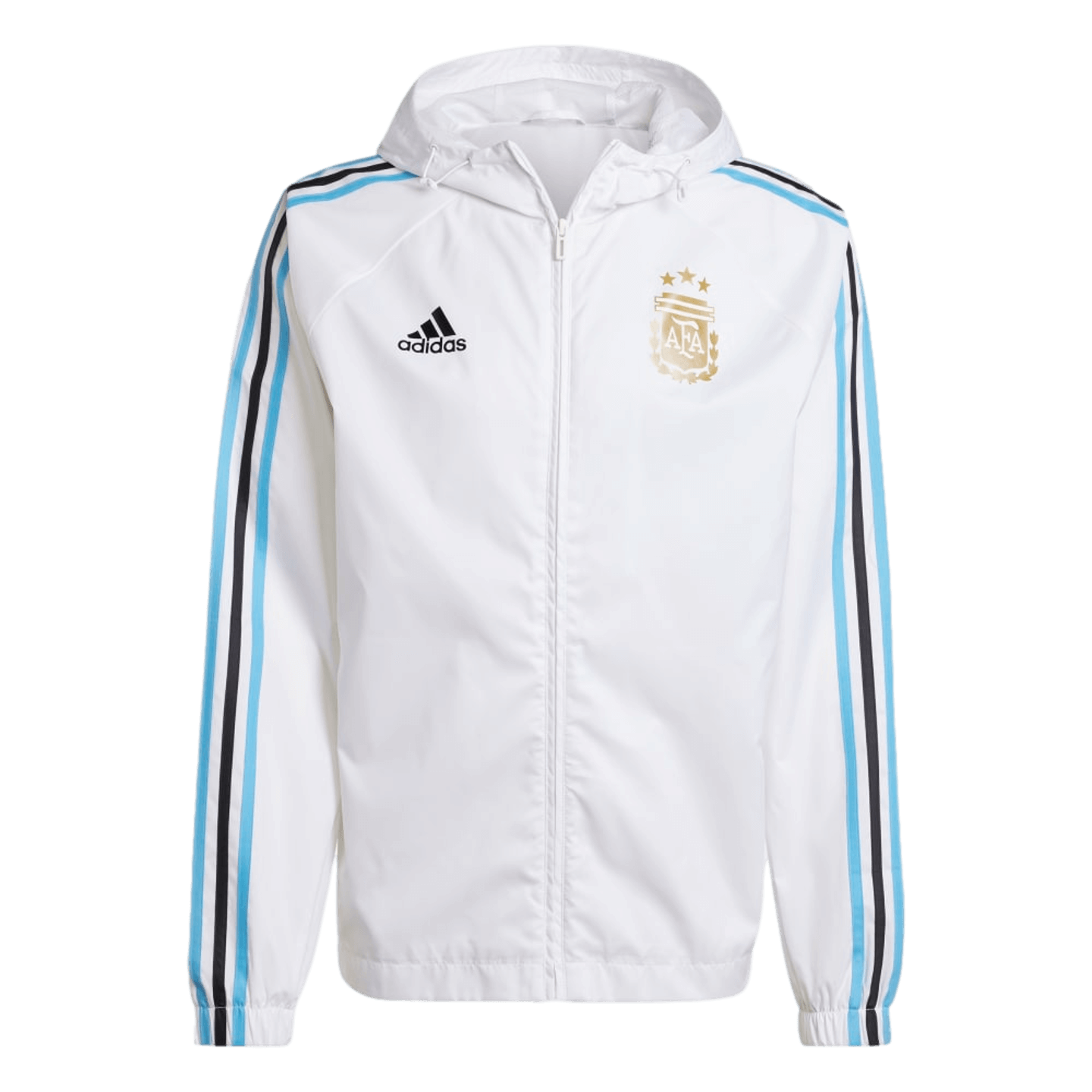 Adidas white windbreaker jacket online