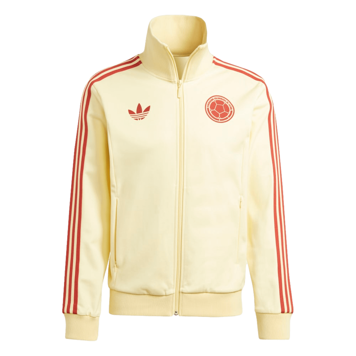 Adidas Colombia Beckenbauer Track Top Jacket Soccer IU2186 Yellow Stefans Soccer