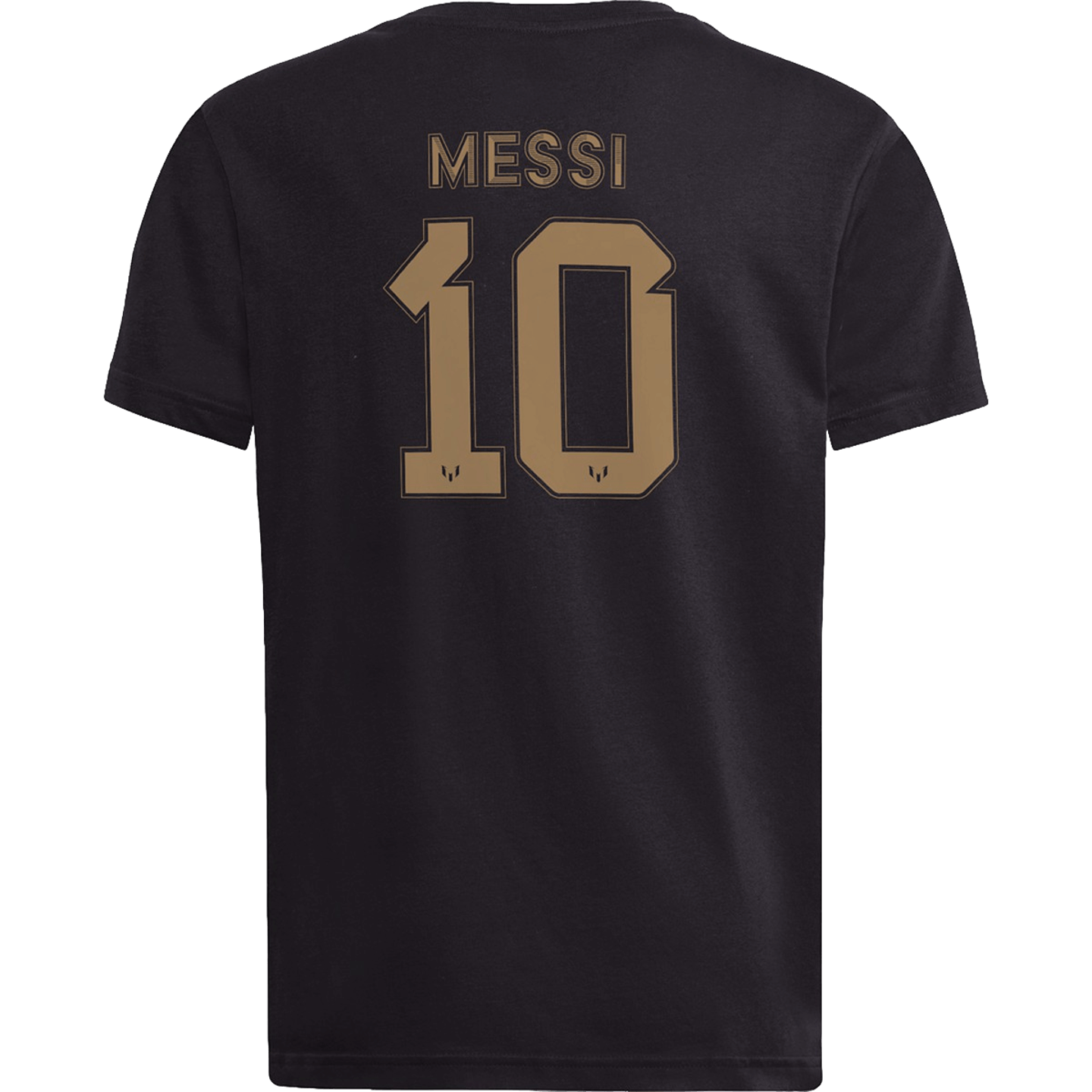 Adidas Messi Name & Number Gold Youth Tee JC5171