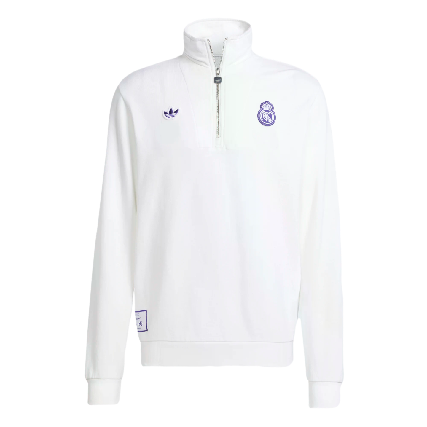 Adidas Real Madrid Icon Half Zip Top Soccer JF2574 White – Stefans