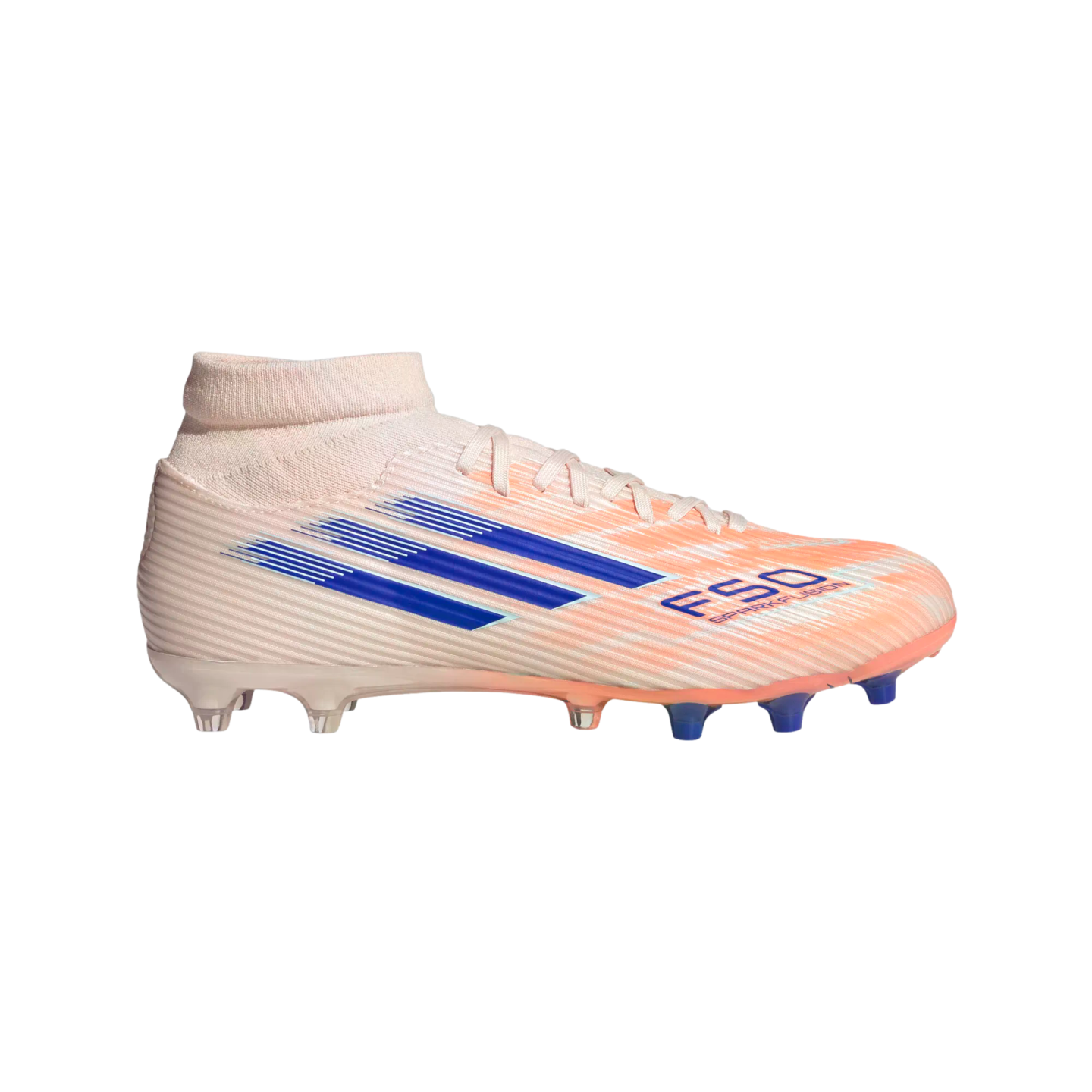 シューズ Adidas F50+ FG Firm Ground 28cm adidas F50+ Firm Ground - White/Solar Red/Lucid Blue - Adult