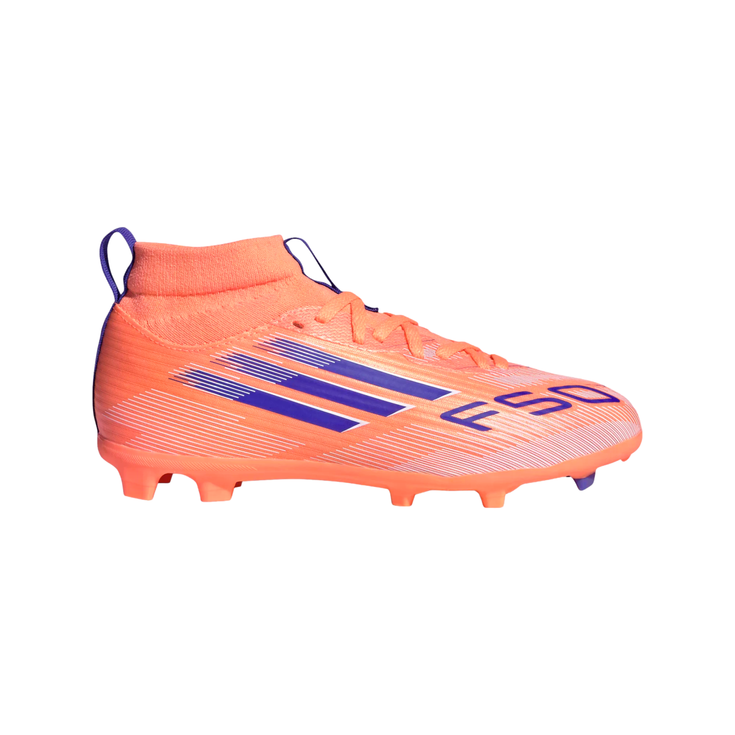 Adidas F50 League Mid Youth Firm Ground Cleats Soccer JI3548 Adidas F50 League Mid Youth Firm Ground Cleats Soccer JI3548