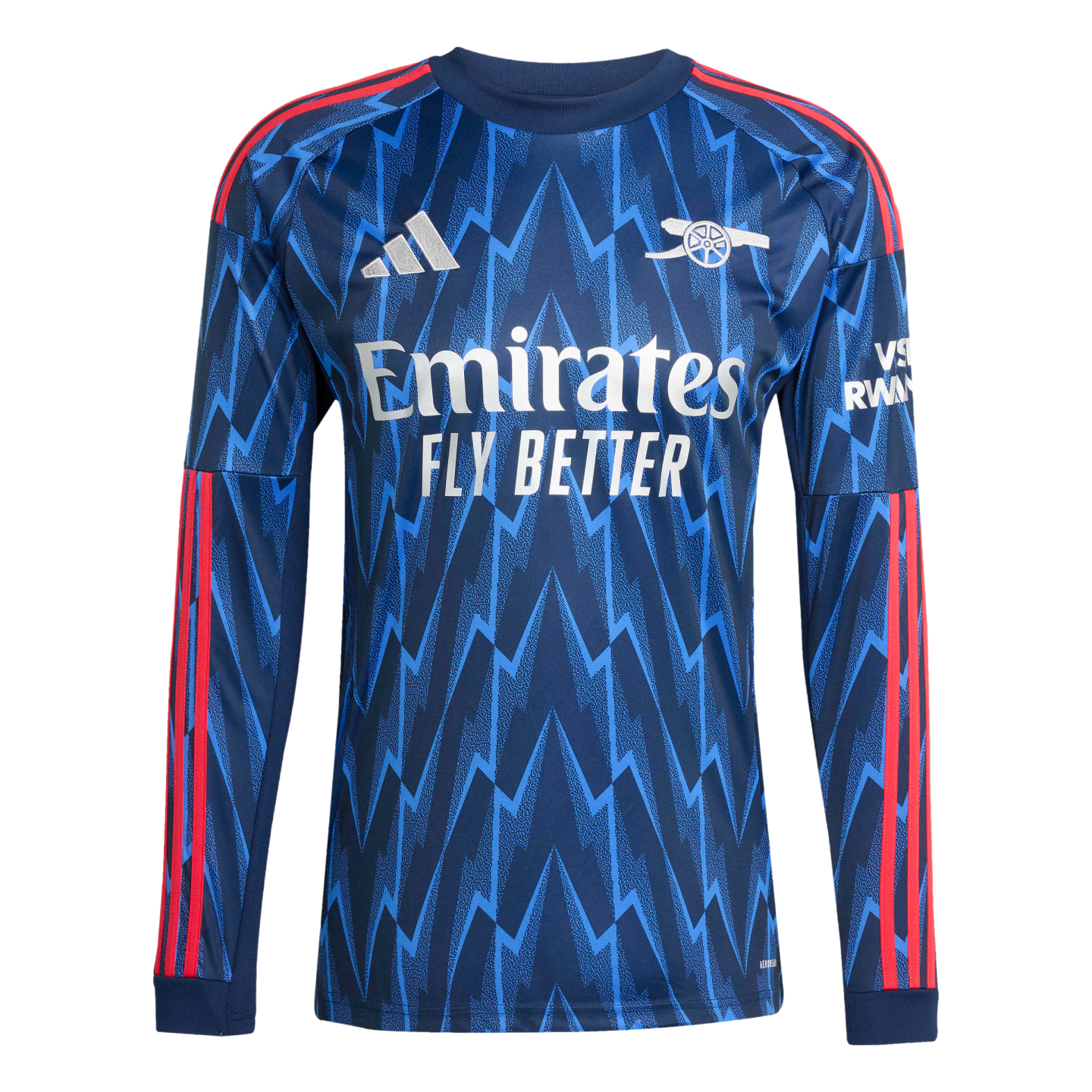 Adidas Arsenal 25/26 Long Sleeve Away Jersey Soccer JI9525 Navy