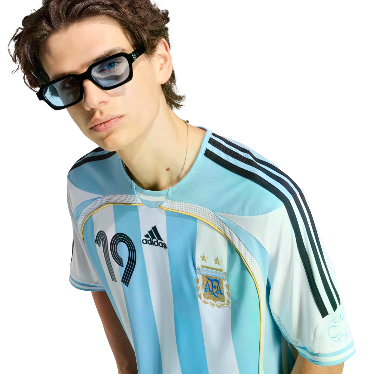 Adidas Argentina Retro 2006 Messi Home Jersey