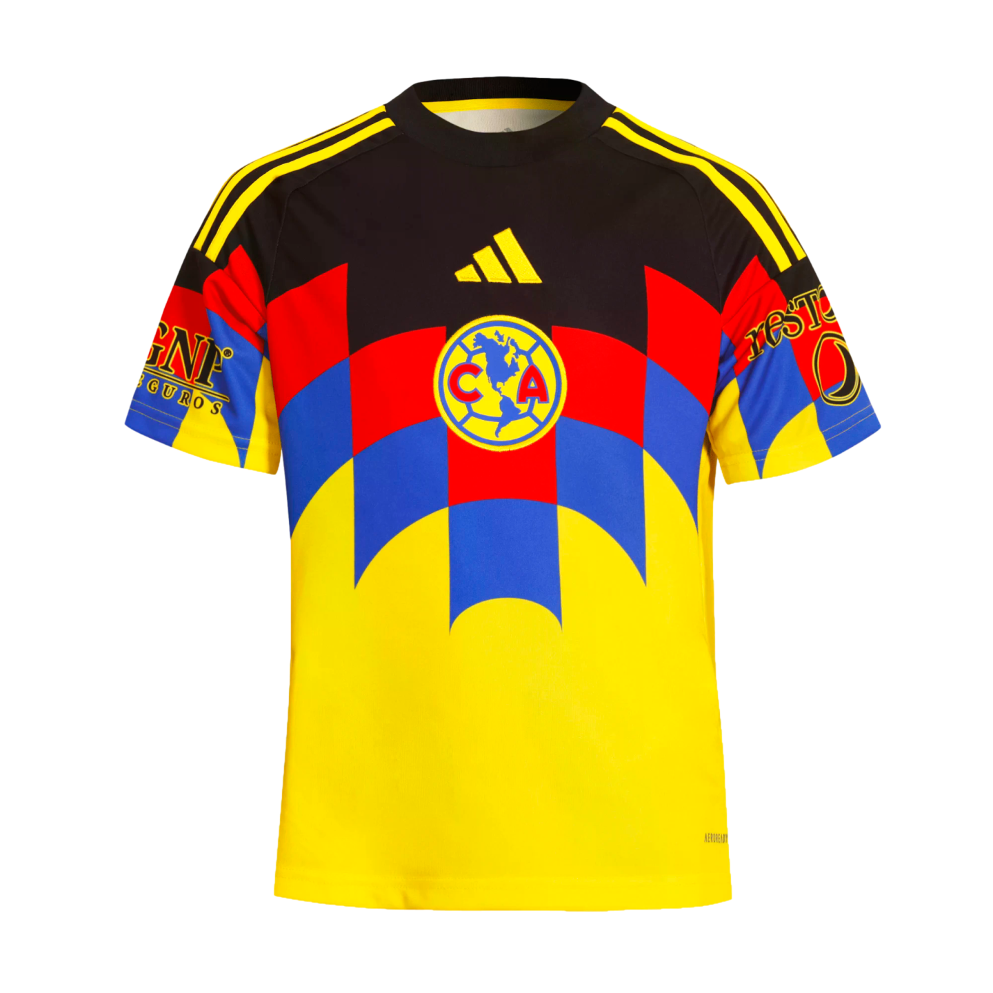 Adidas Club America 25/26 Youth Home Jersey Soccer JN8635 Yellow