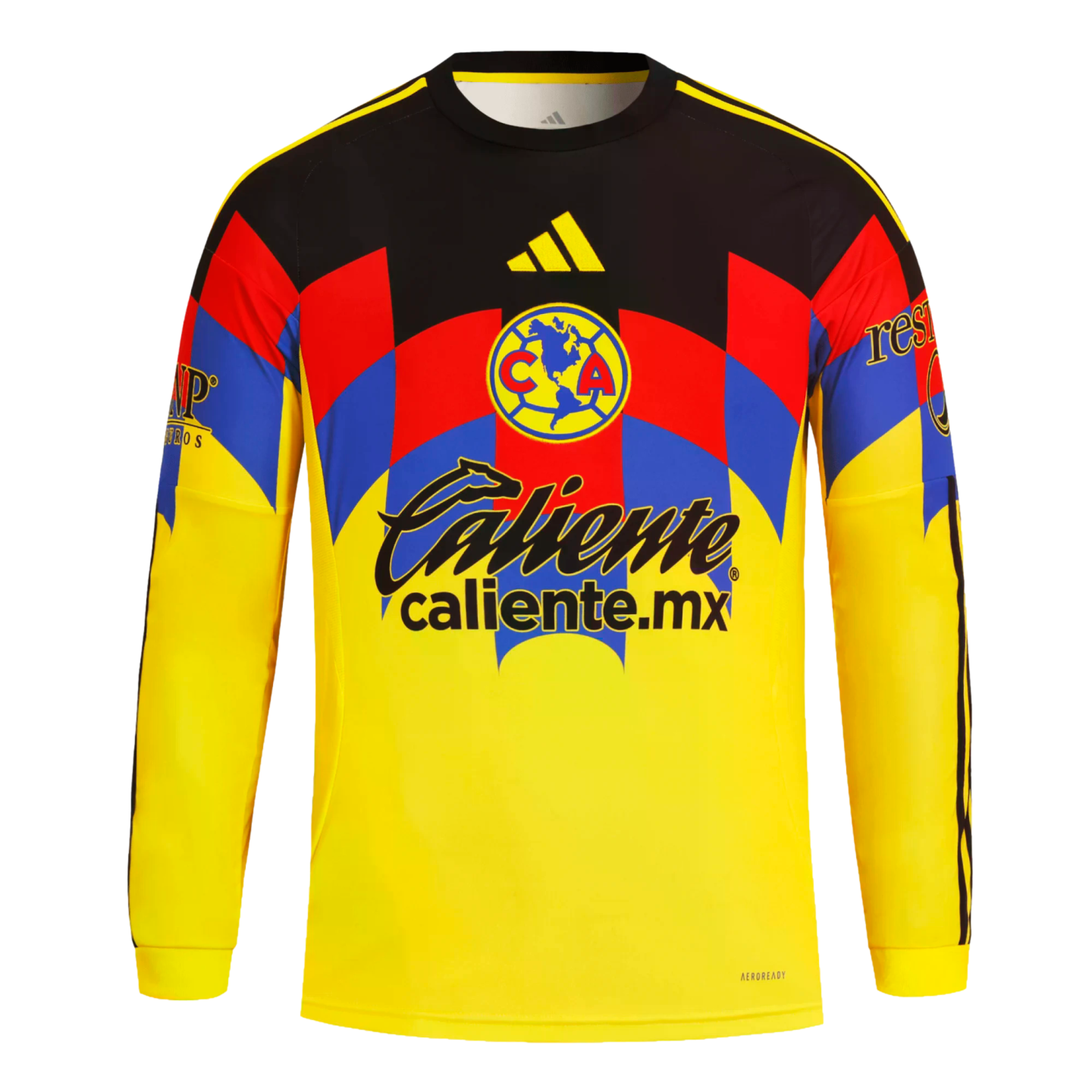 アメリカPGA of America GC限定アディダスコラボハーフジップ（L） Adidas Club America 25/26 Long Sleeve Home Jersey Soccer JN8636