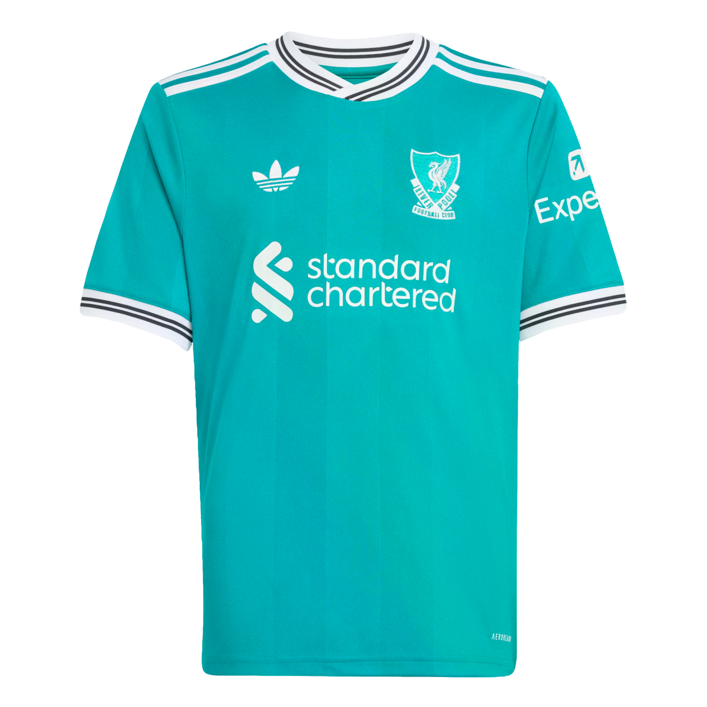 Adidas Liverpool 25/26 Youth Third Jersey Soccer JV6468 Green