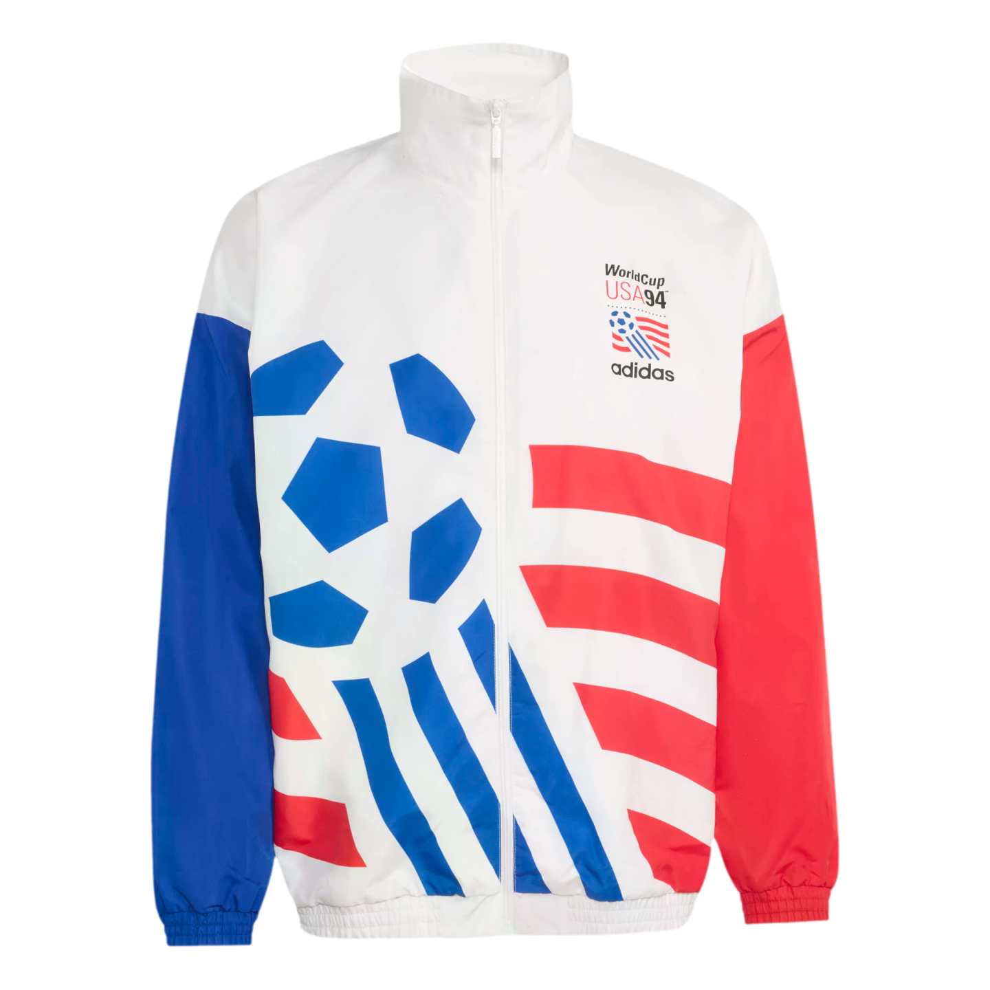 USA 94 Graphic Woven Track Top Jacket Soccer KC5442 White