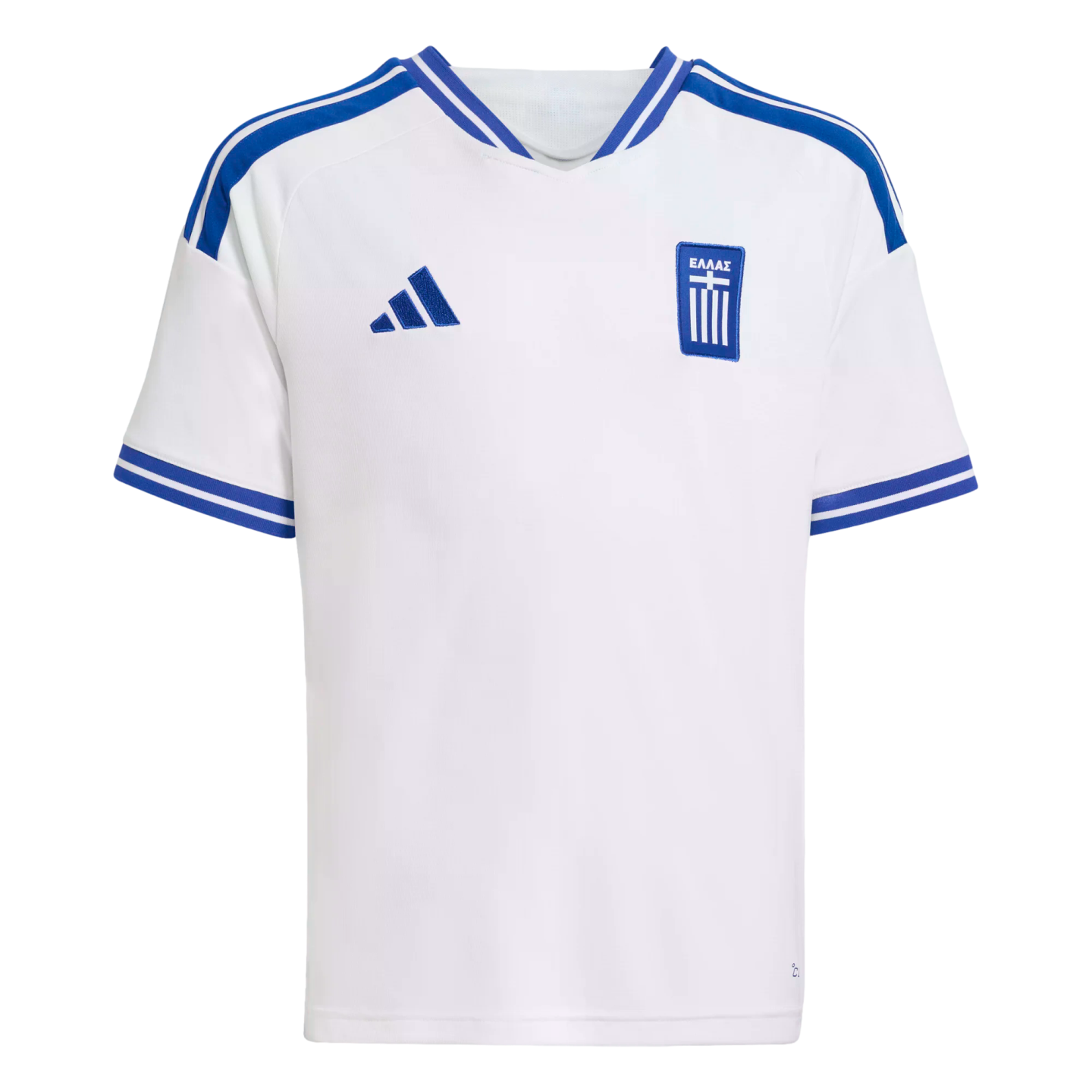 Greece 2026 Youth Home Jersey Soccer KF3551 White – Stefans Soccer