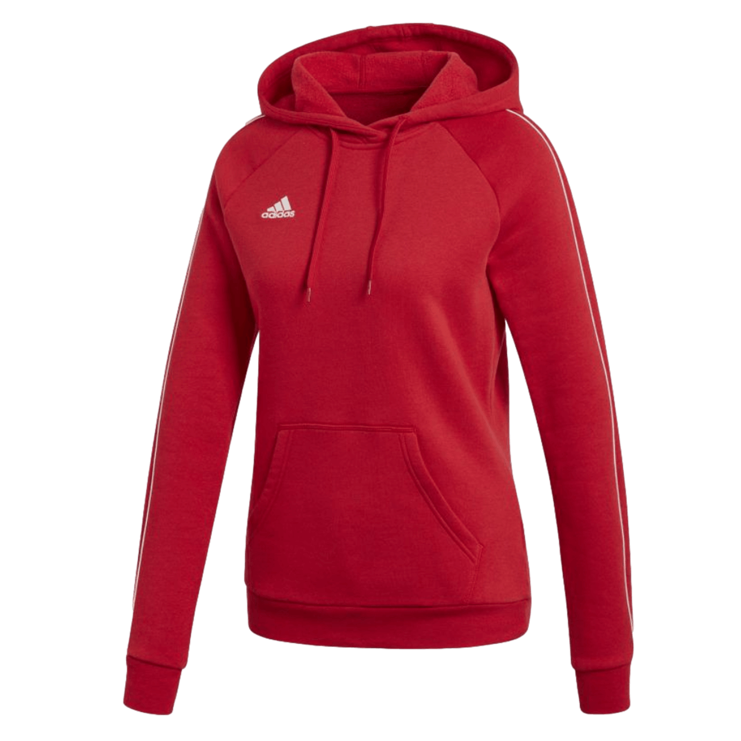Adidas Core 18 Womens Hoodie - Red CY8260
