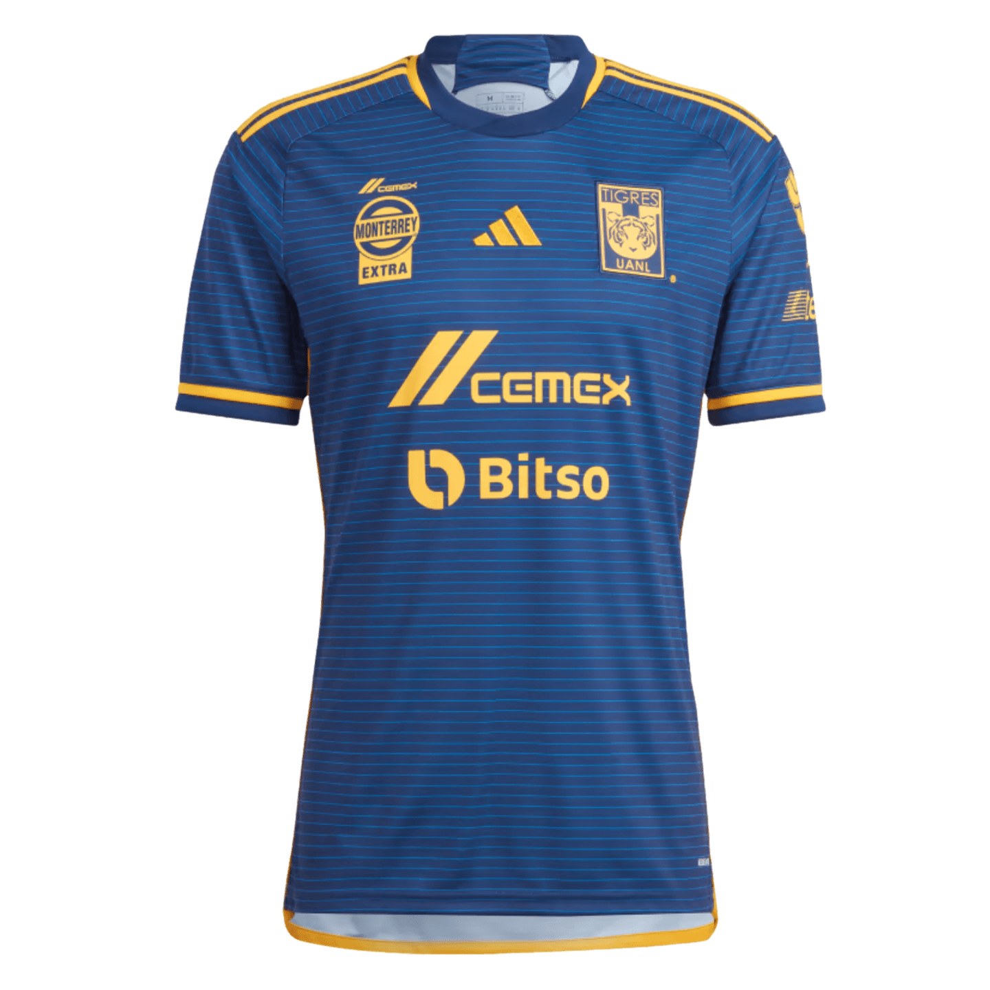 Camiseta de futbol visitante Adidas Tigres TUANL 23 24 HS2032 azul marino