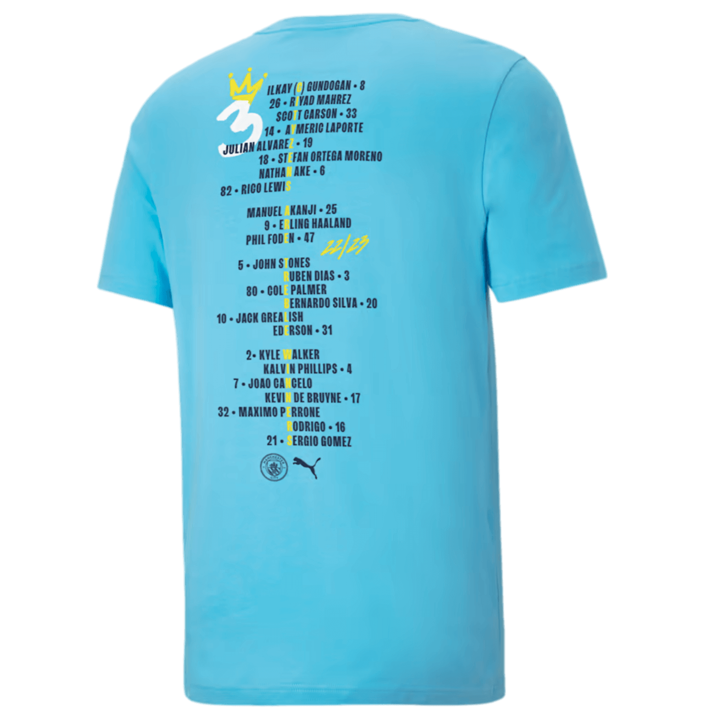 Puma Manchester City 22/23 Treble Winners Tee 778682-04