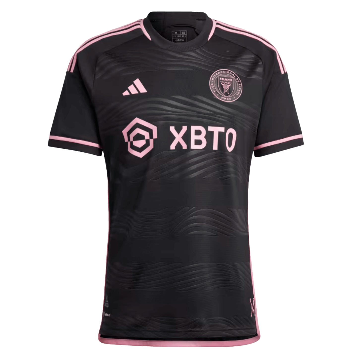 Adidas Inter Miami 23/24 Authentic Away Jersey Soccer IC9621 Black