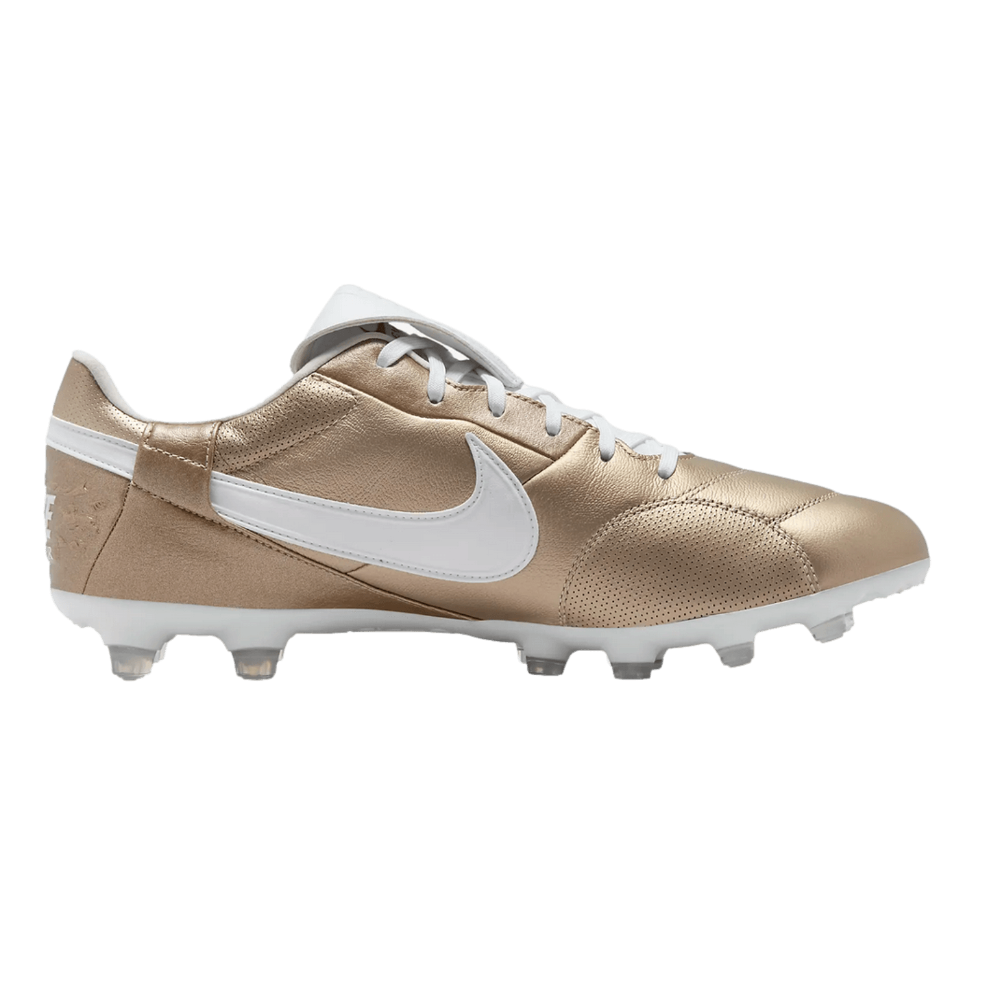 Botas de futbol para terreno firme Nike Premier 3 AT5889 200 doradas