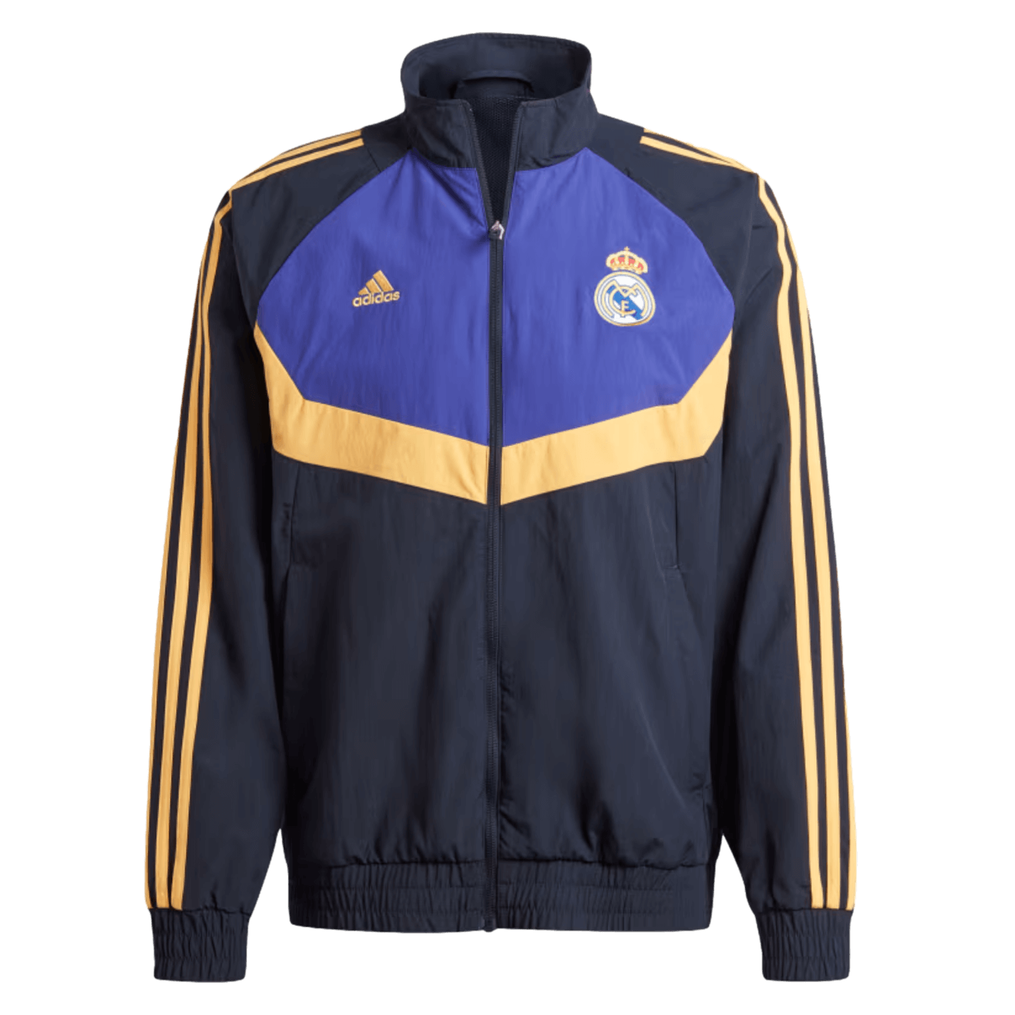 Adidas Real Madrid Woven Track Jacket Soccer IU2078 Black