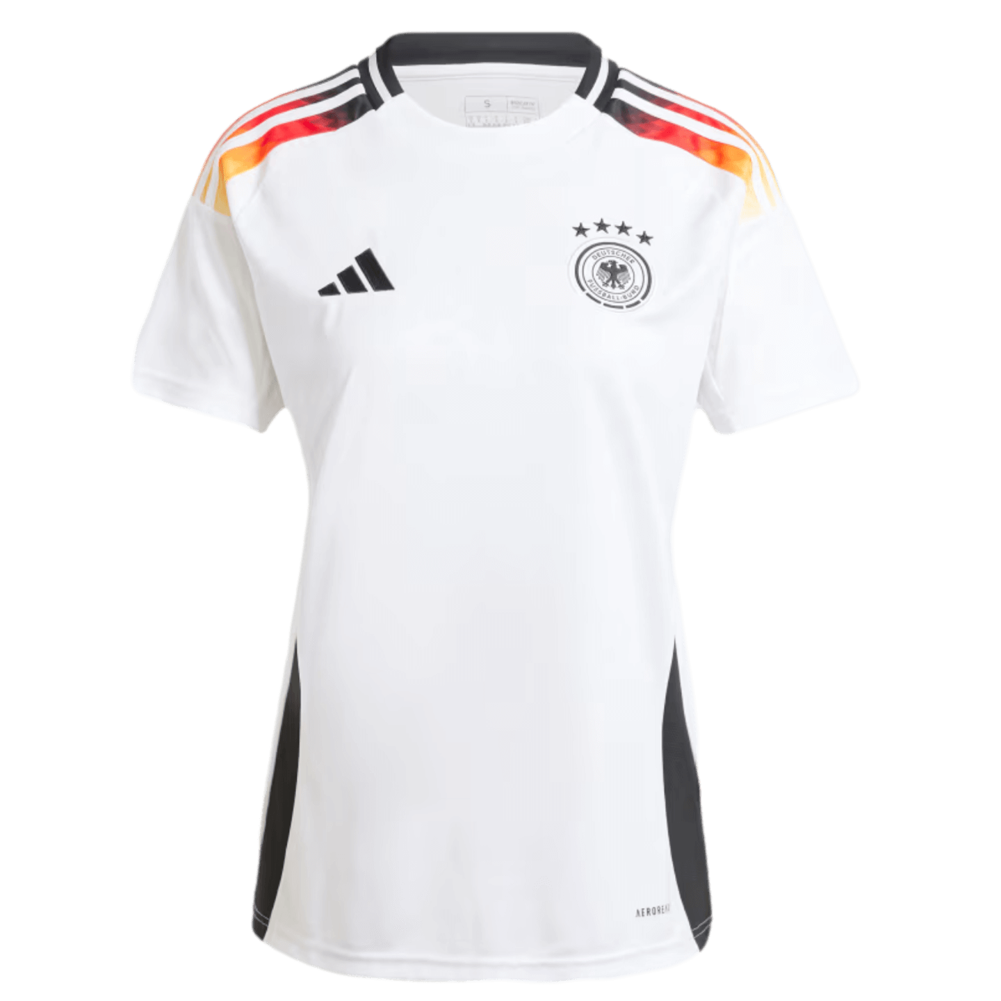 Camiseta local de fútbol para mujer Adidas Alemania 2024 IP6131 negra