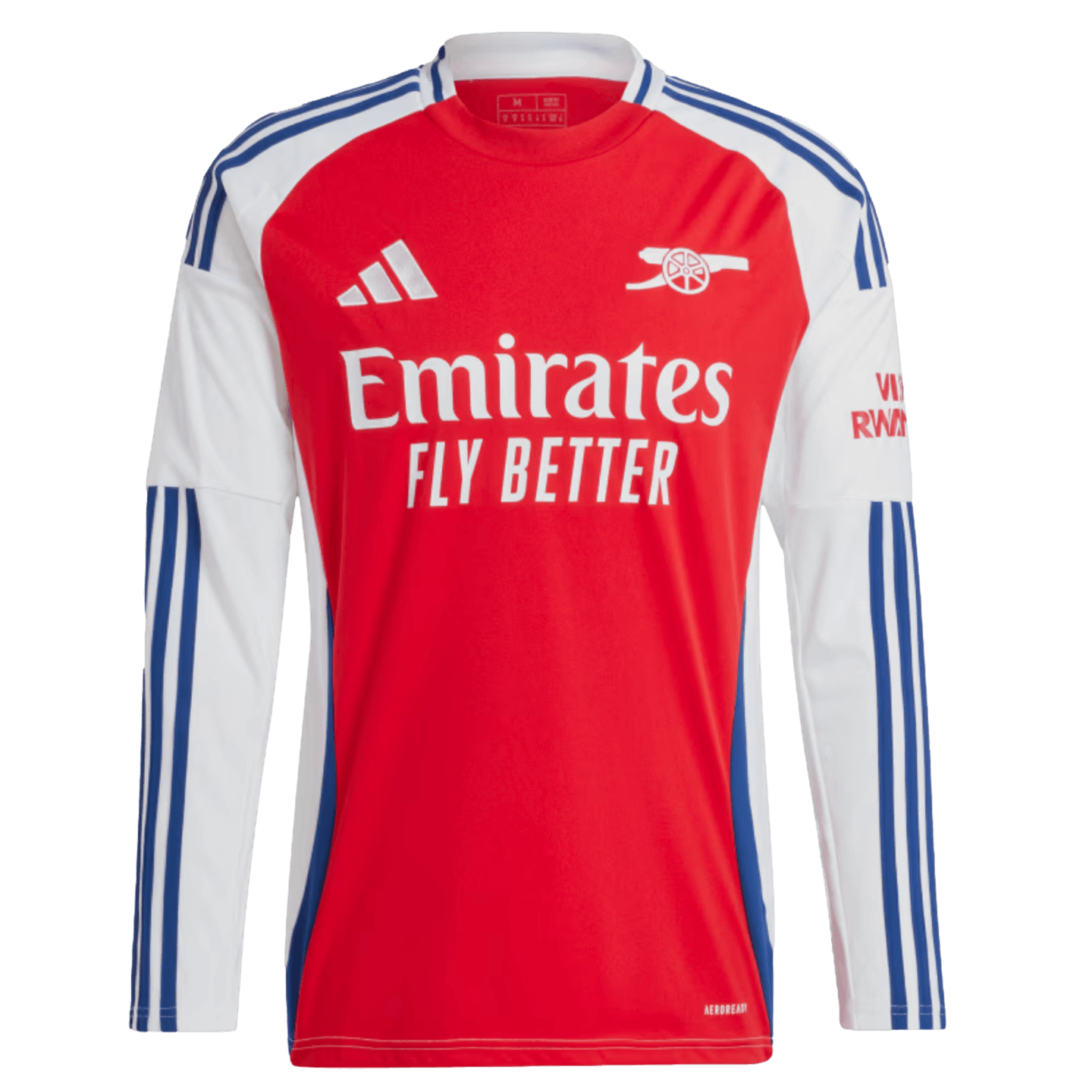 Arsenal 長袖ユニフォーム Sサイズ Adidas Arsenal 24/25 Long Sleeve Home Jersey Soccer IS8142 Red