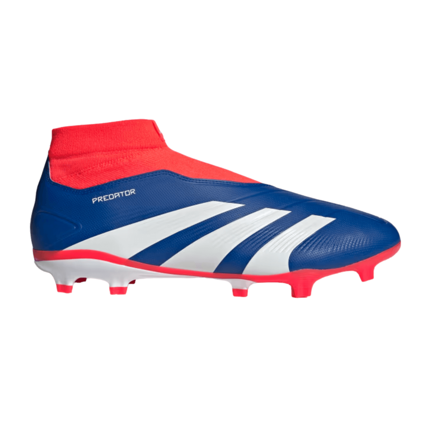 Botas de fútbol para terreno firme sin cordones Adidas Predator League IF6333 azul