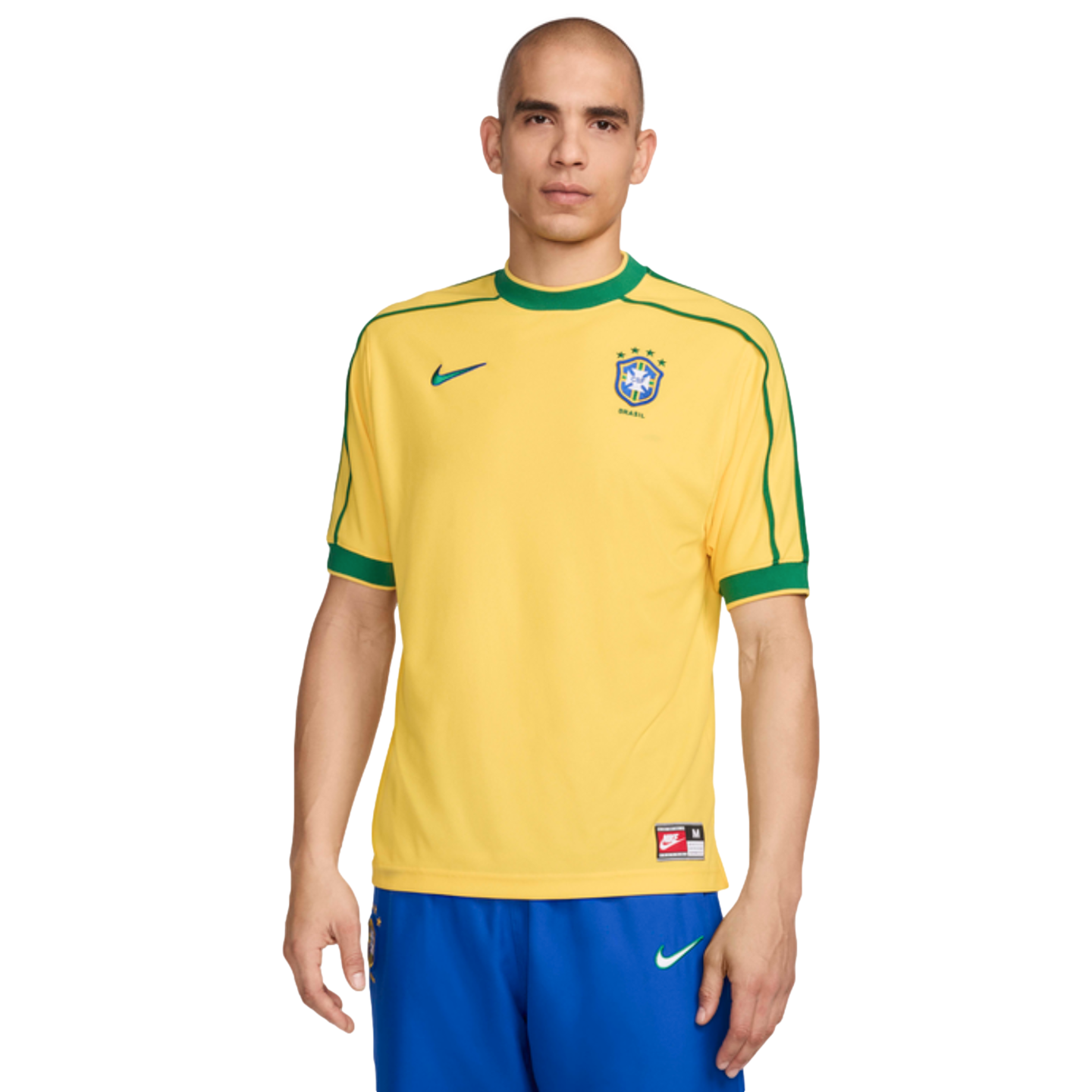 Nike Brazil 1998 Reissue Jersey Soccer FZ6682-741 Yellow – Stefans Nike Brazil 1998 Reissue Jersey Soccer FZ6682-741 Yellow – Stefans