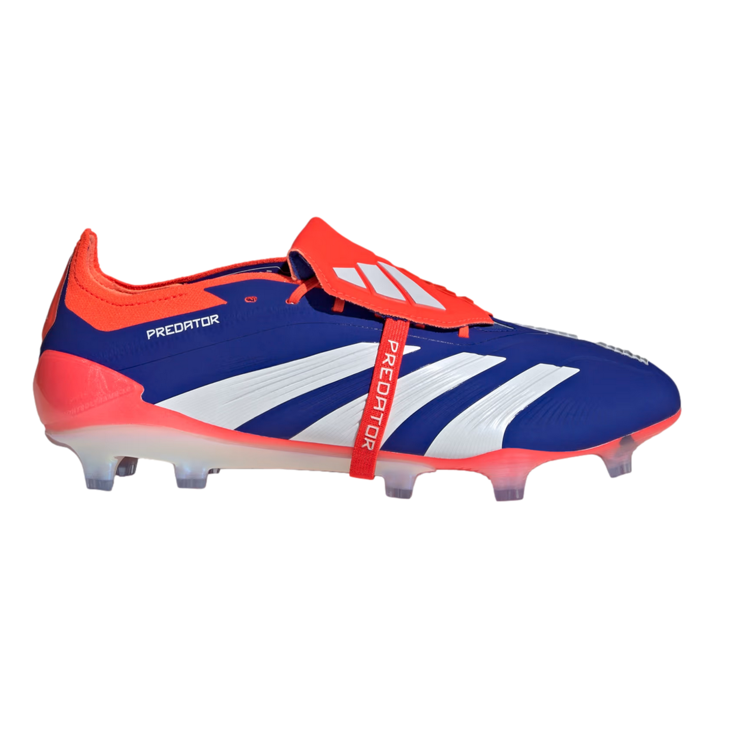 Botas de futbol para terreno firme Adidas Predator Elite con lengueta plegable IF6442 azul