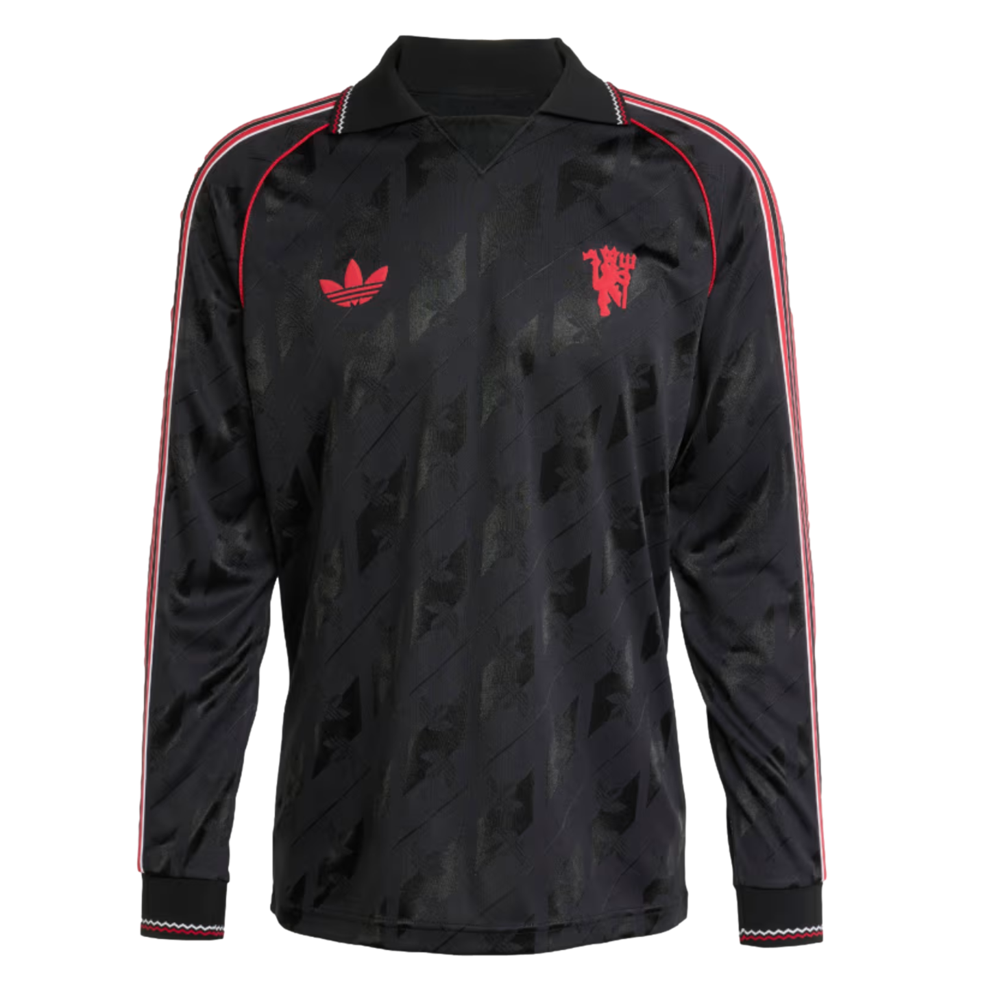 Adidas Manchester United Sweater popular Black Mens Size XL