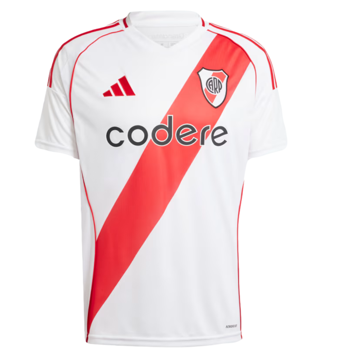 Camiseta de fútbol local Adidas River Plate 24/25 IX5098 blanca