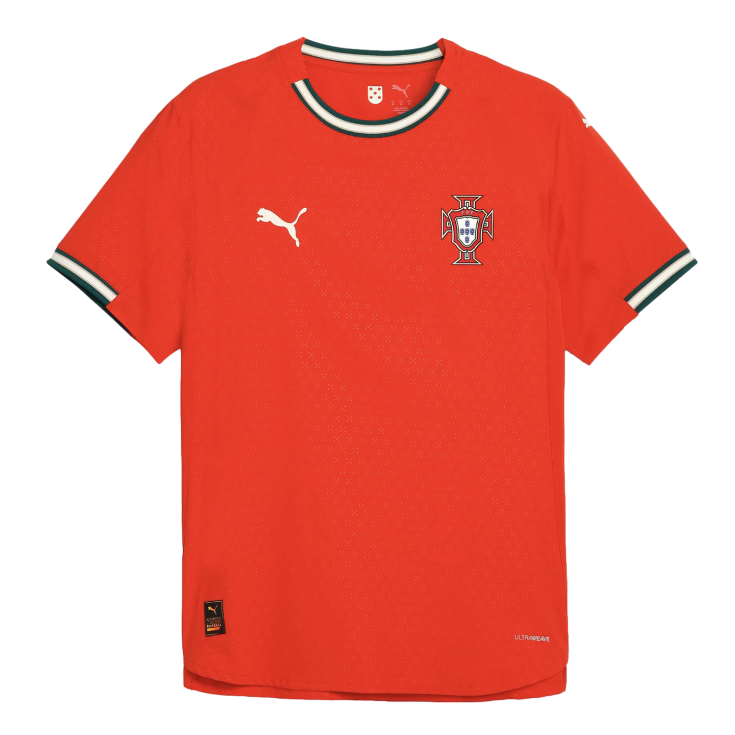 Puma Portugal 2025 Authentic Home Jersey Soccer 780766-01 Red