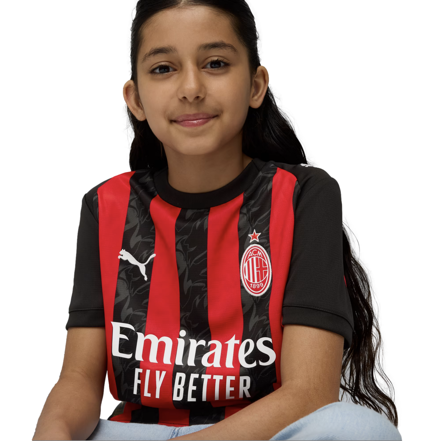 Puma AC Milan 25/26 Youth Home Jersey 779965-01