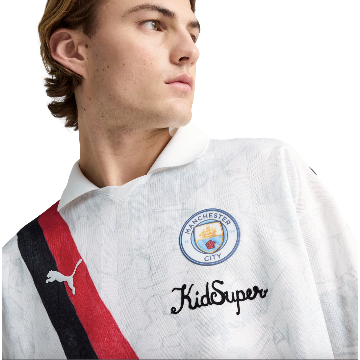 Puma Manchester City x KidSuper 2025 CWC Long Sleeve Retro Jersey 606850-07