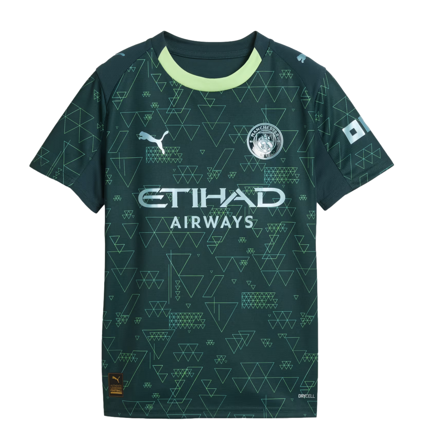 Puma Manchester City 25/26 Youth Fourth Jersey Soccer 782694-04
