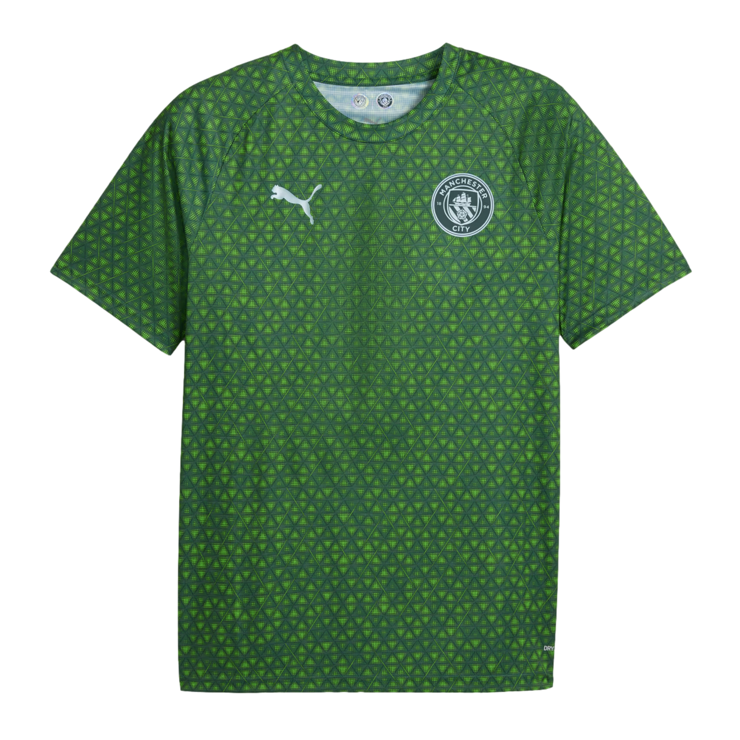 Puma Manchester City Warm Up Jersey Soccer 782167-13 Green
